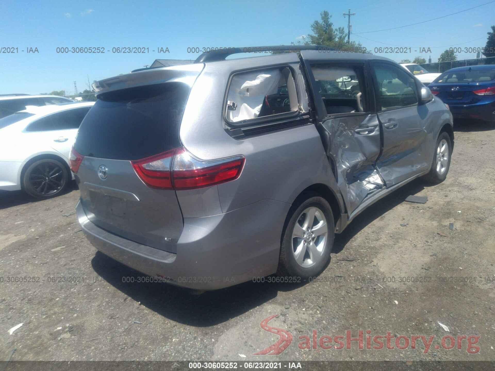 5TDKK3DC1GS761409 2016 TOYOTA SIENNA