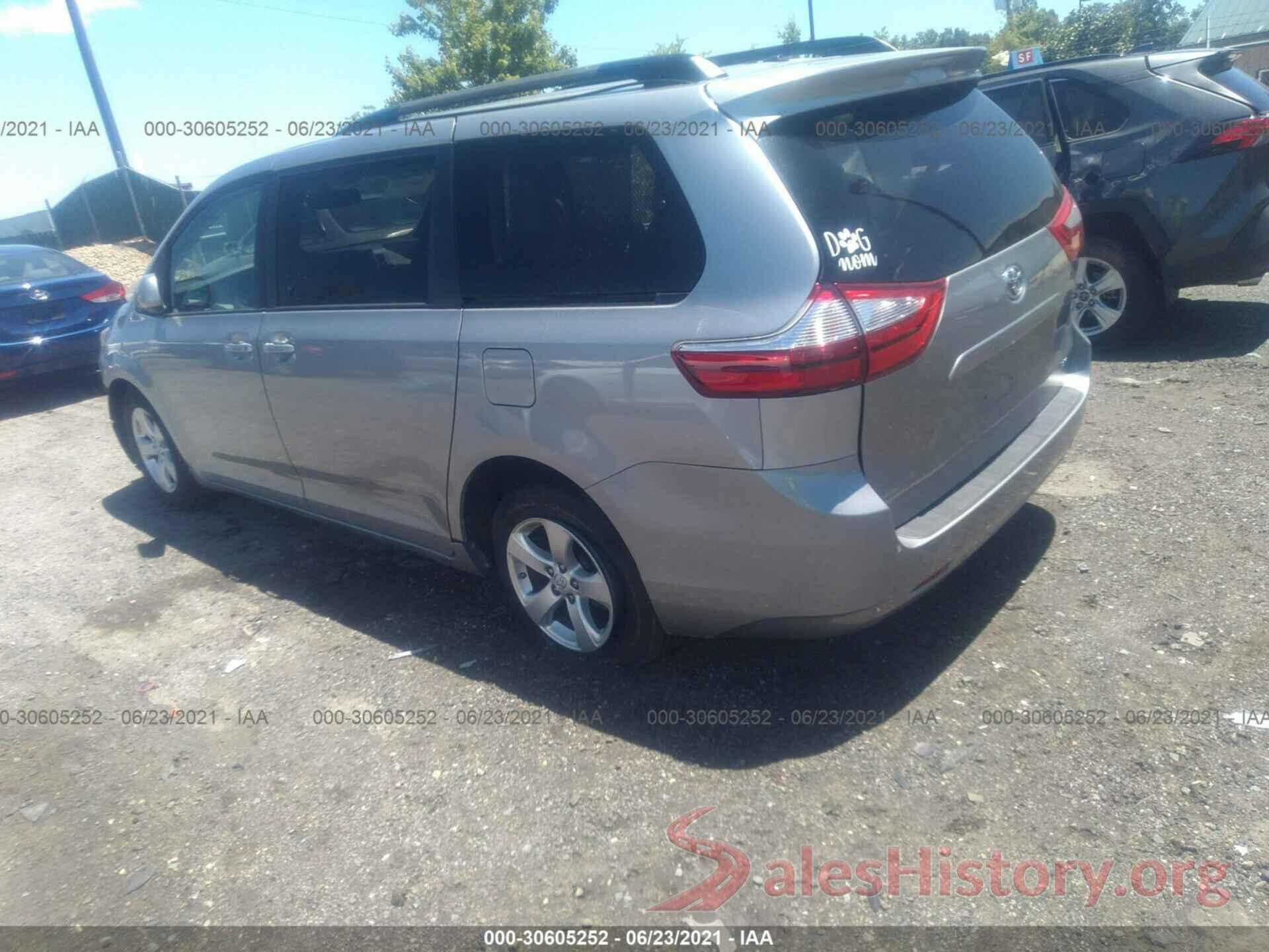 5TDKK3DC1GS761409 2016 TOYOTA SIENNA