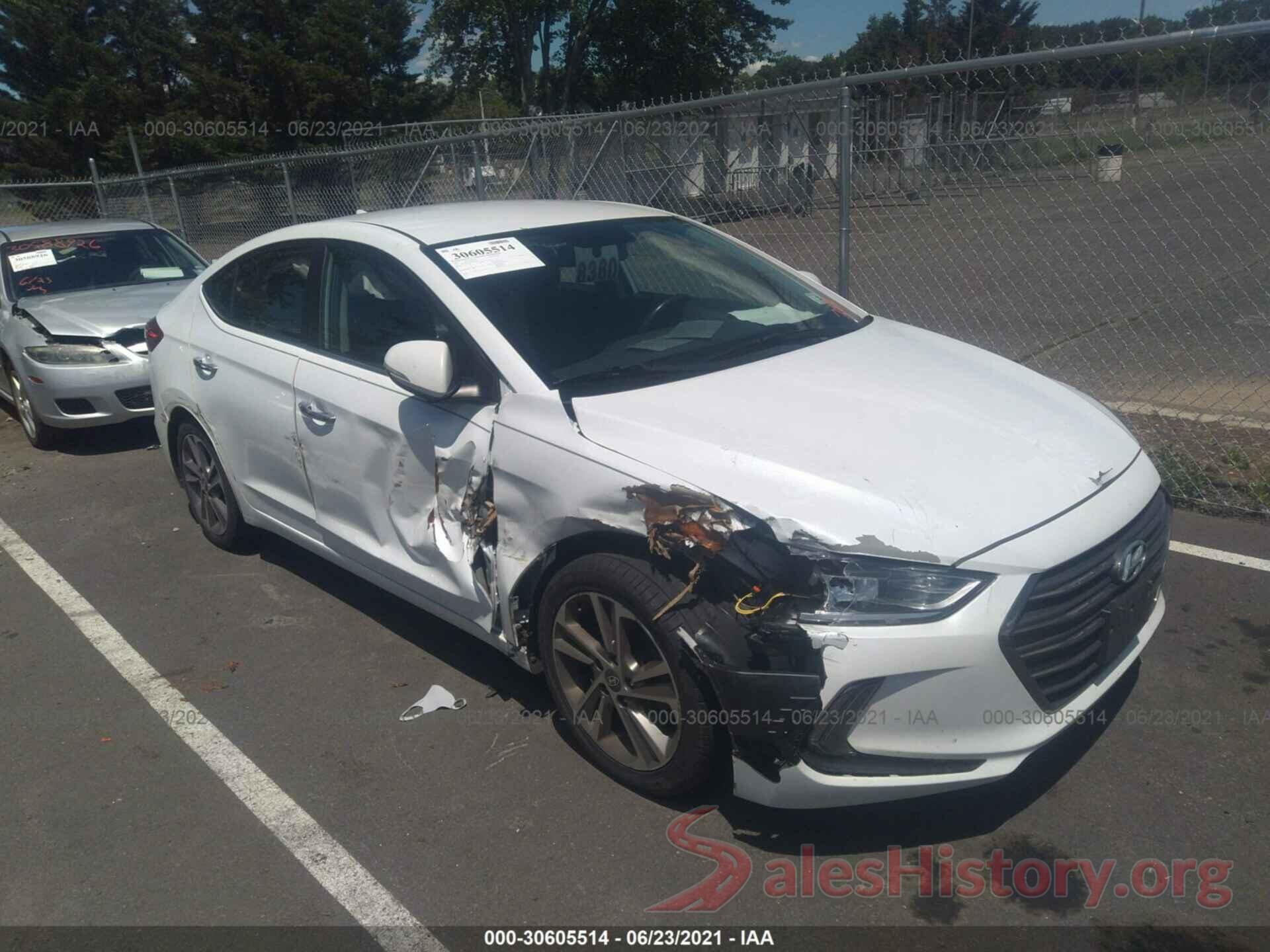 5NPD84LF2HH006950 2017 HYUNDAI ELANTRA