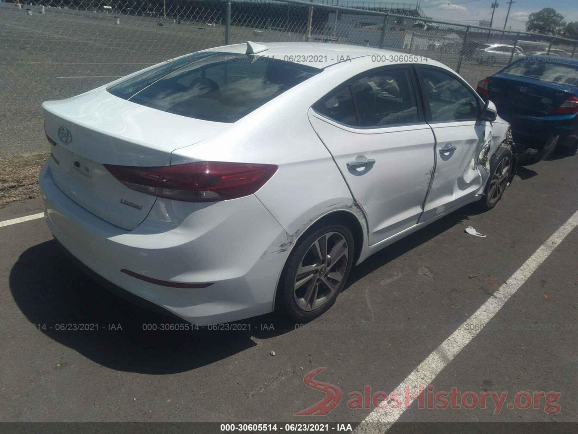 5NPD84LF2HH006950 2017 HYUNDAI ELANTRA