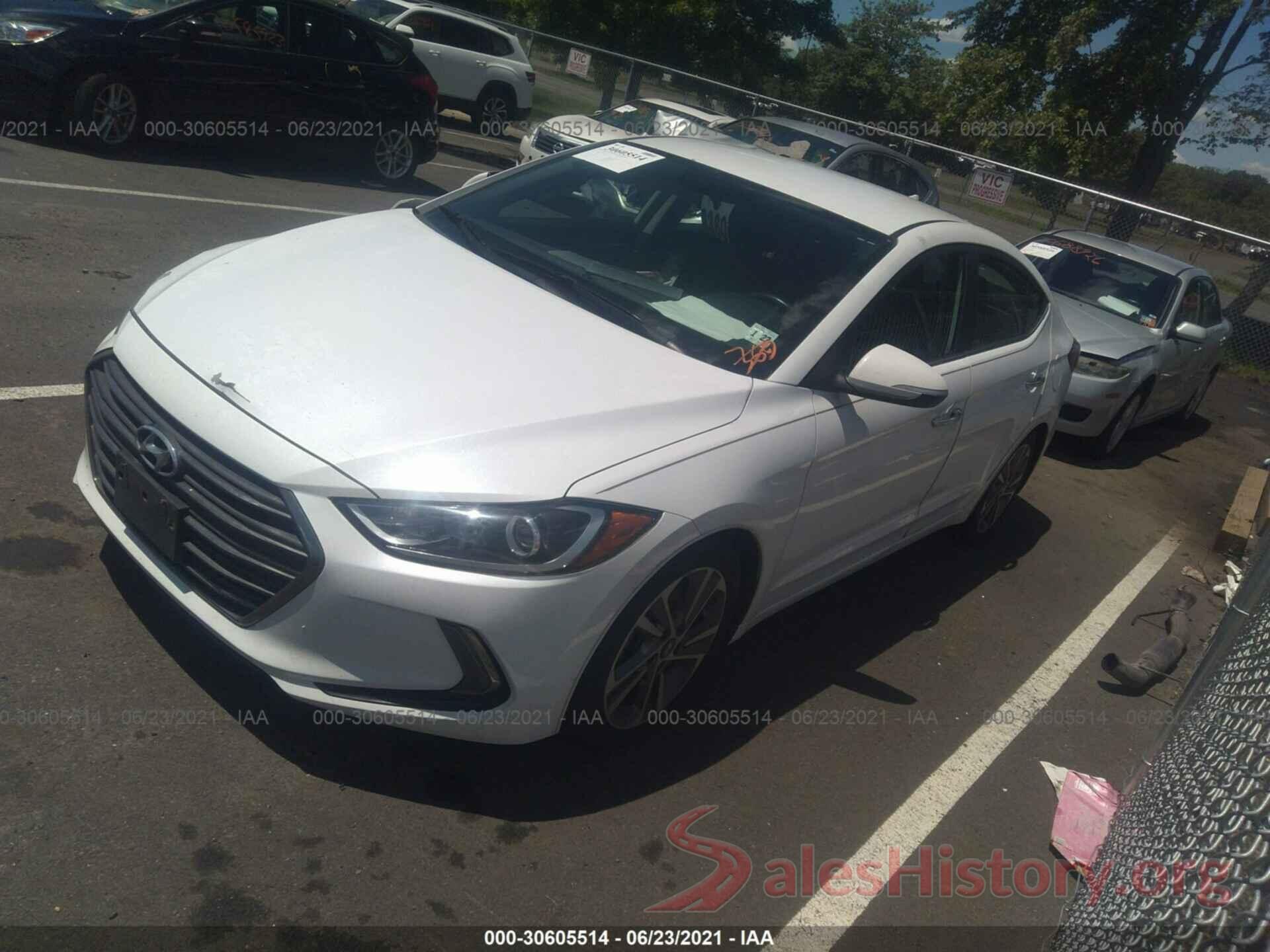 5NPD84LF2HH006950 2017 HYUNDAI ELANTRA