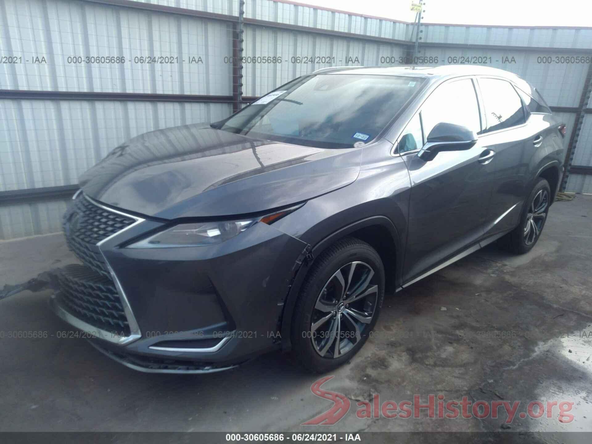 2T2HZMAA8LC172502 2020 LEXUS RX