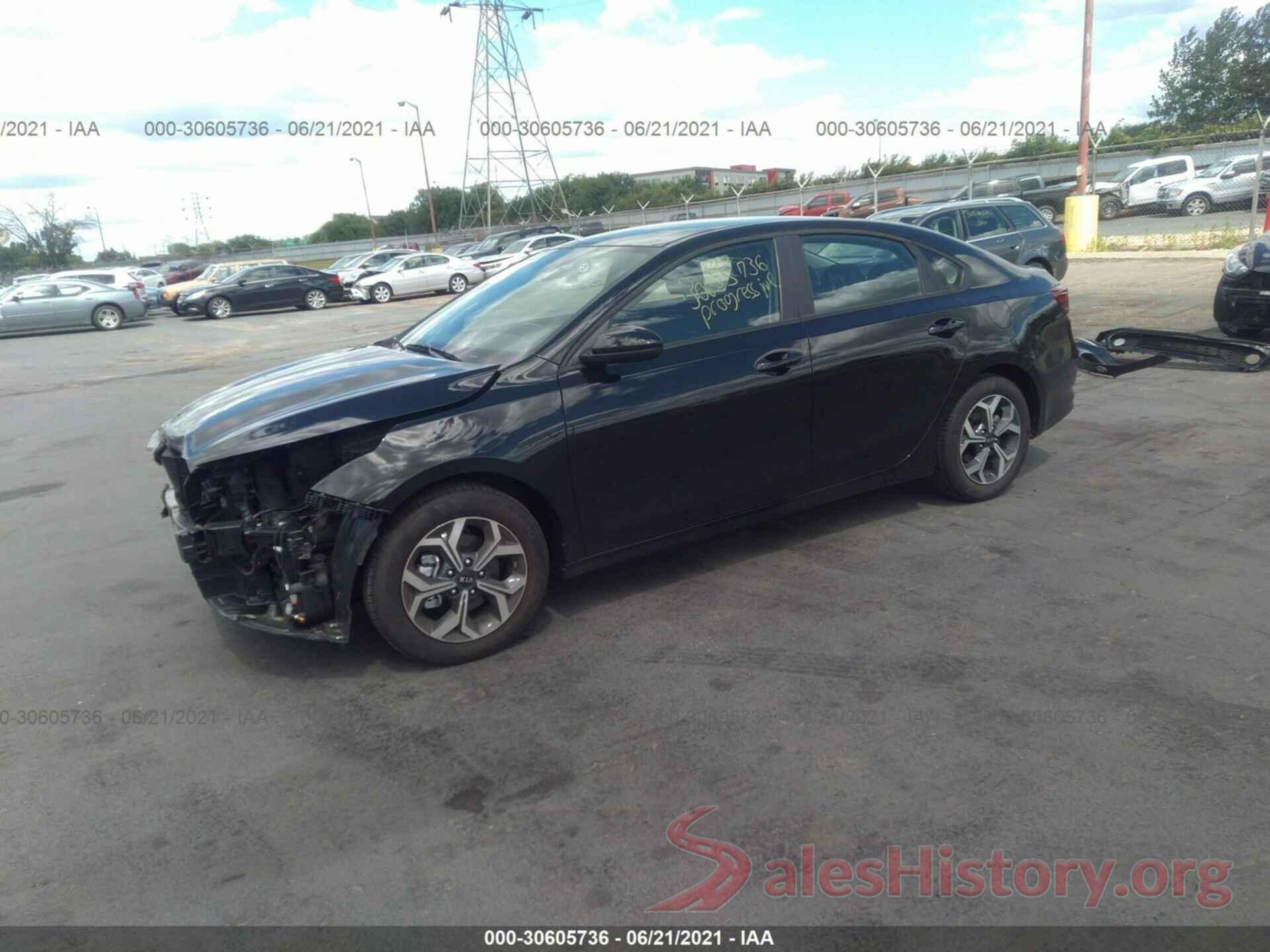 3KPF24AD6ME289265 2021 KIA FORTE