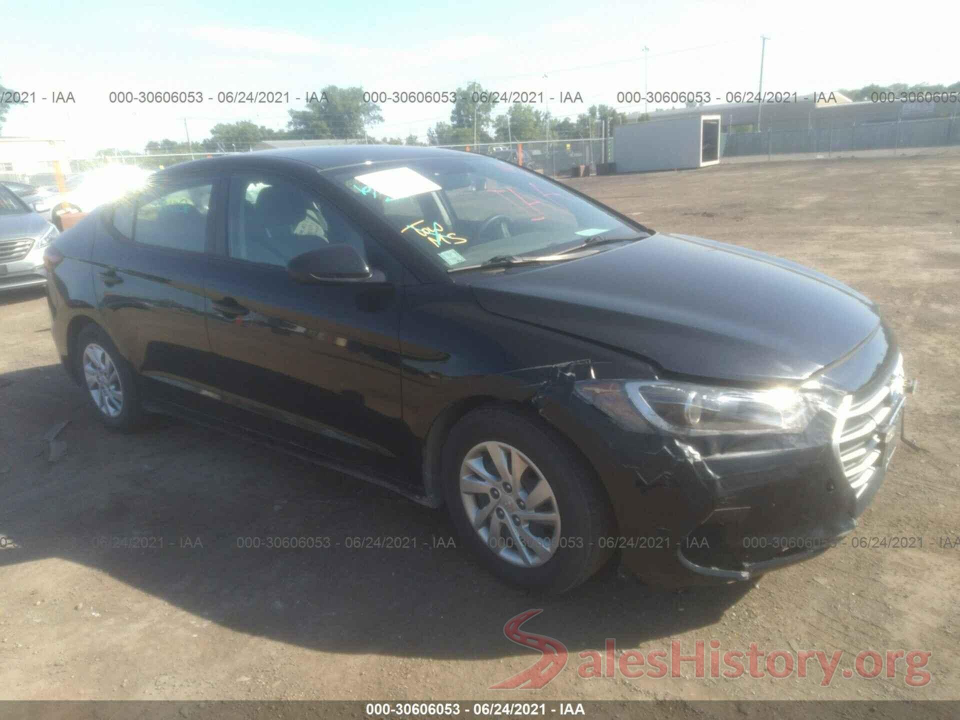 KMHD74LF1HU311456 2017 HYUNDAI ELANTRA