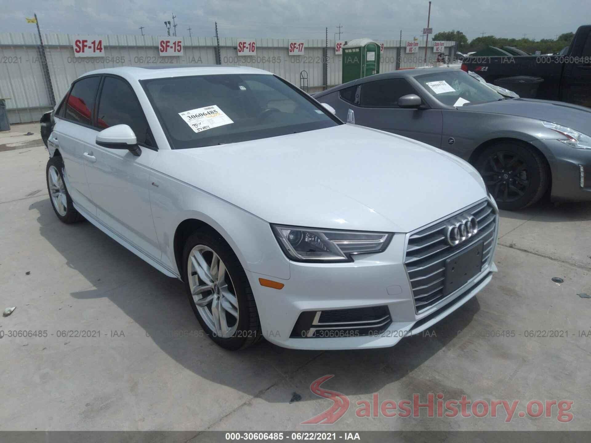 WAUKMAF48HN058902 2017 AUDI A4