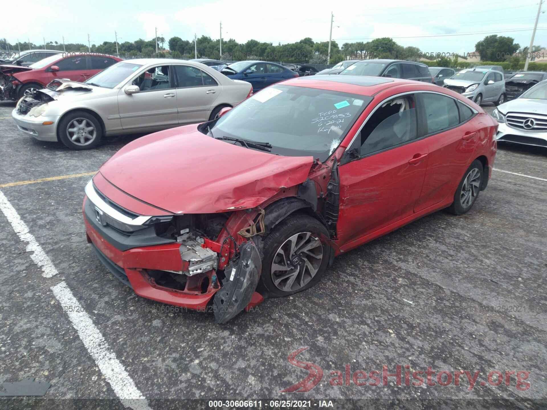 2HGFC2F79GH520853 2016 HONDA CIVIC SEDAN