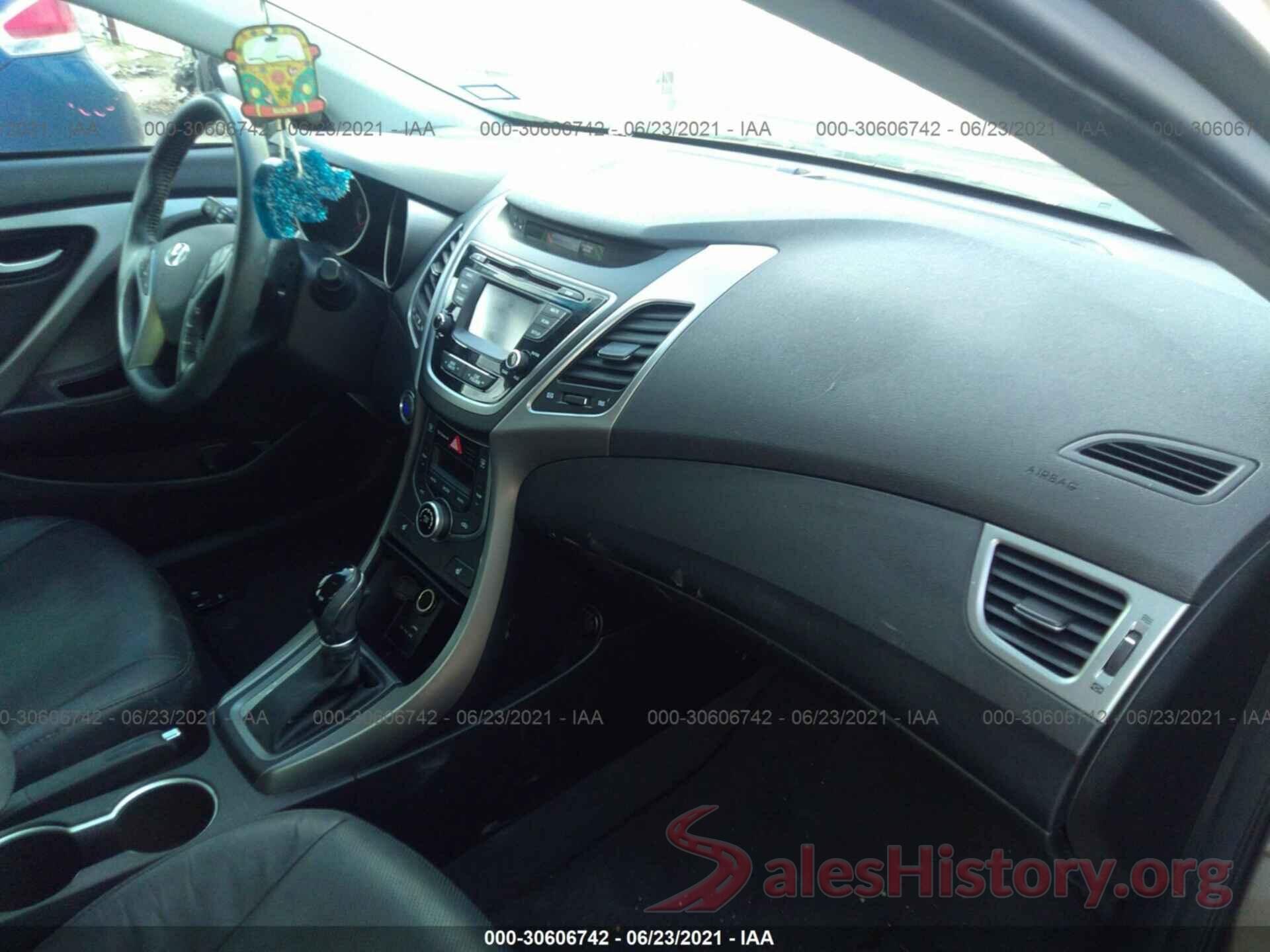 5NPDH4AE9GH741305 2016 HYUNDAI ELANTRA