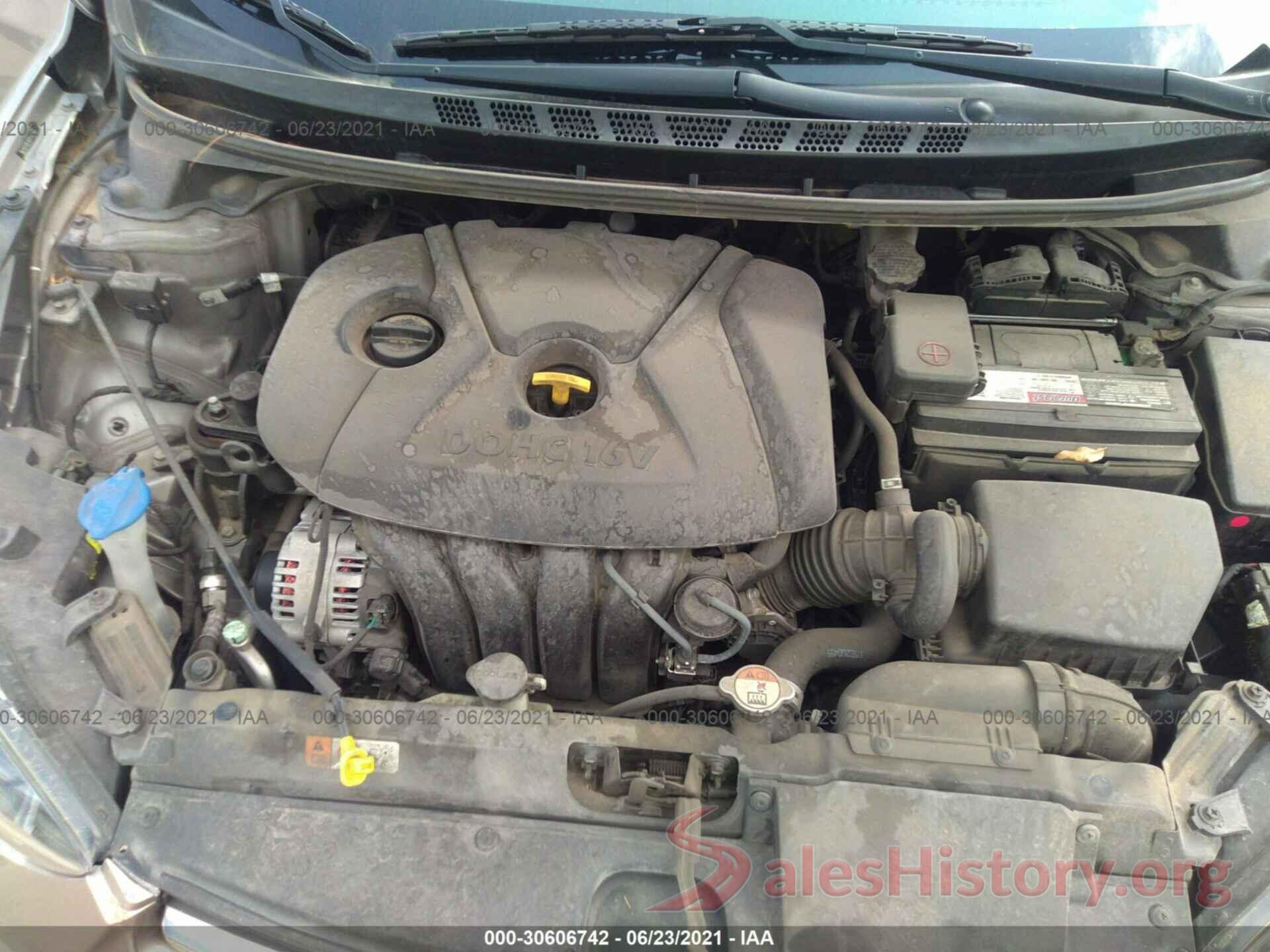 5NPDH4AE9GH741305 2016 HYUNDAI ELANTRA