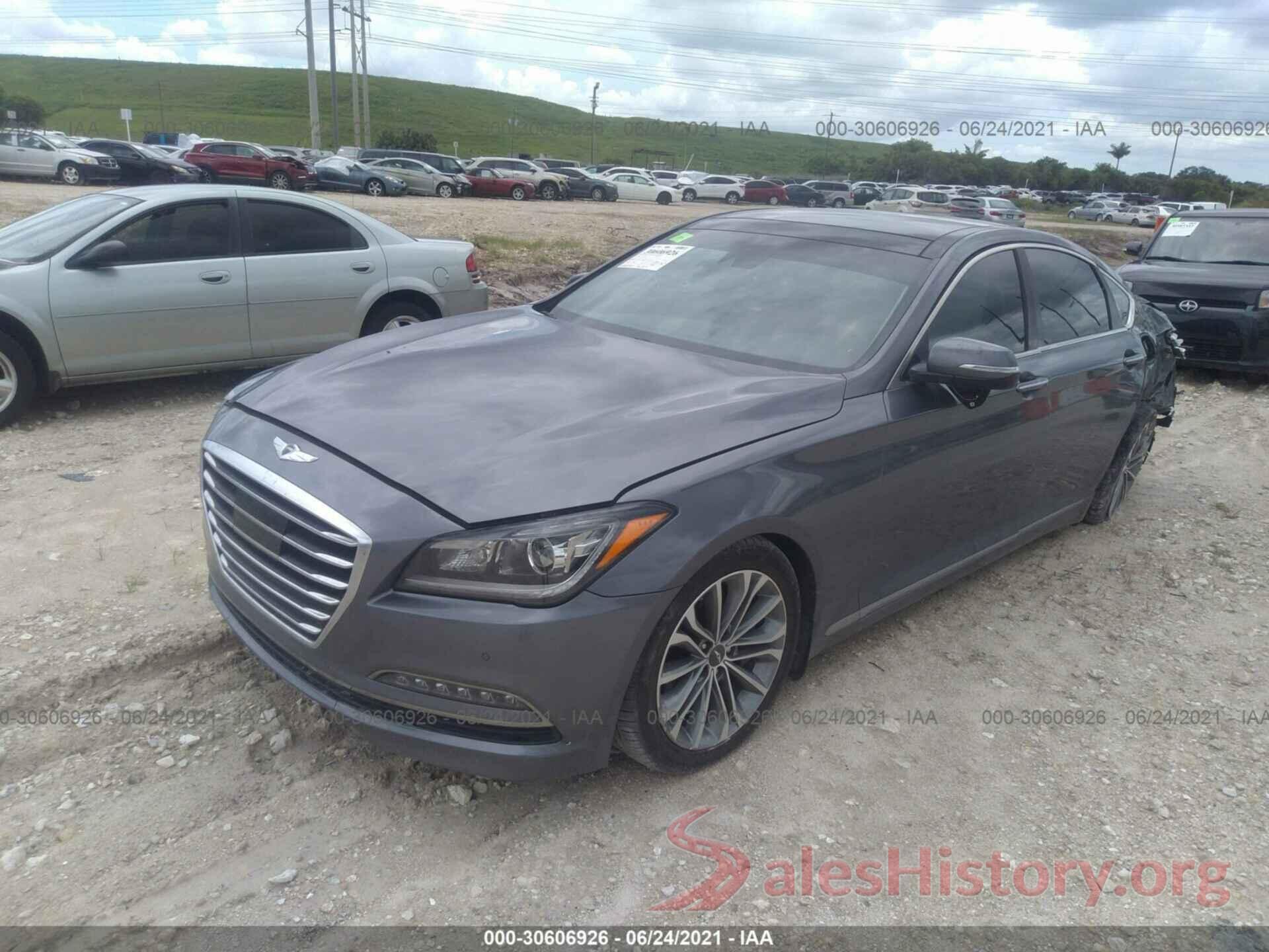 KMHGN4JE8GU111038 2016 HYUNDAI GENESIS