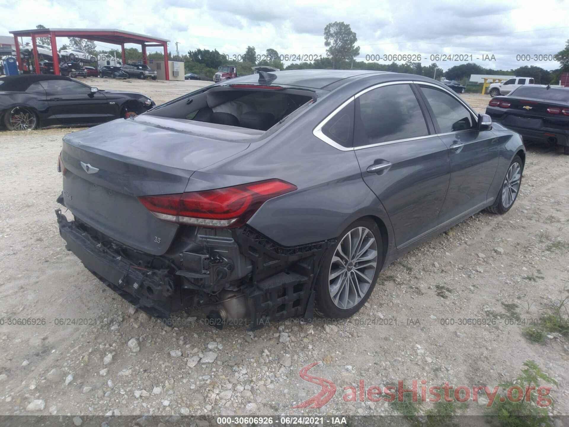 KMHGN4JE8GU111038 2016 HYUNDAI GENESIS