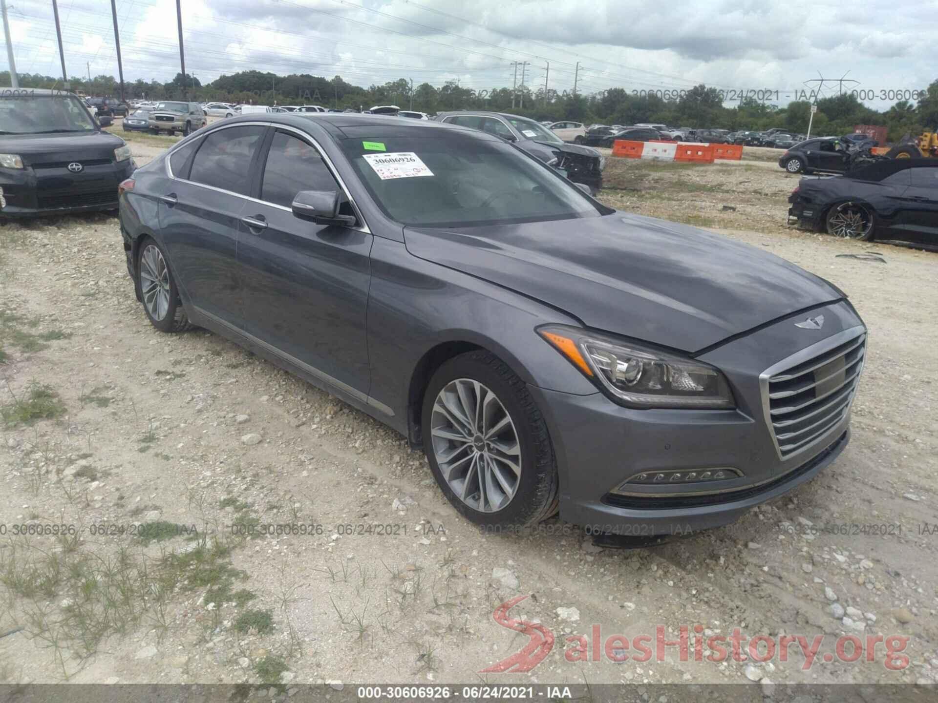 KMHGN4JE8GU111038 2016 HYUNDAI GENESIS