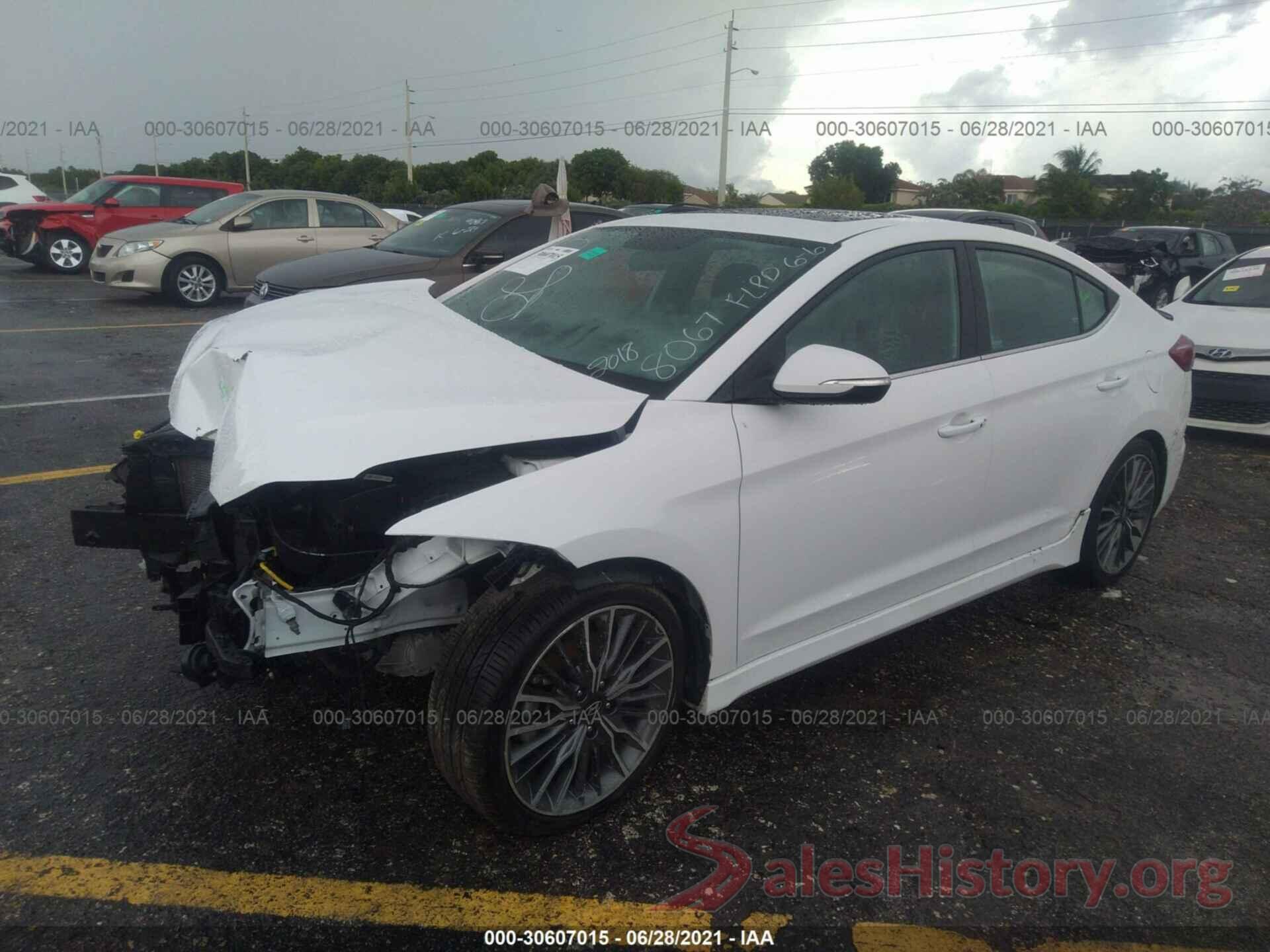 KMHD04LB9JU558067 2018 HYUNDAI ELANTRA