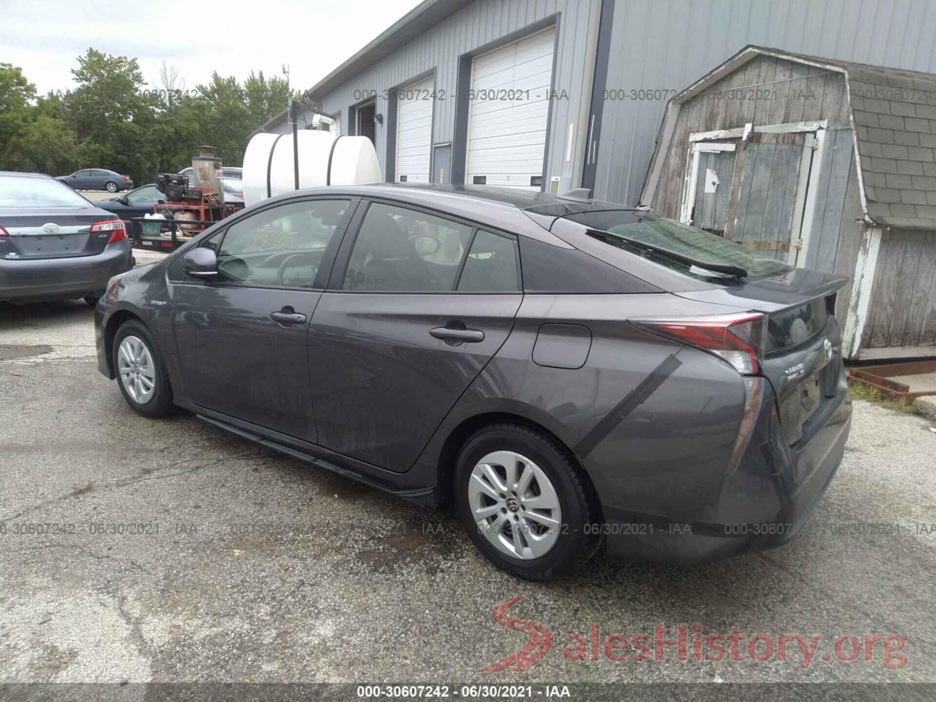 JTDKBRFU2H3543863 2017 TOYOTA PRIUS