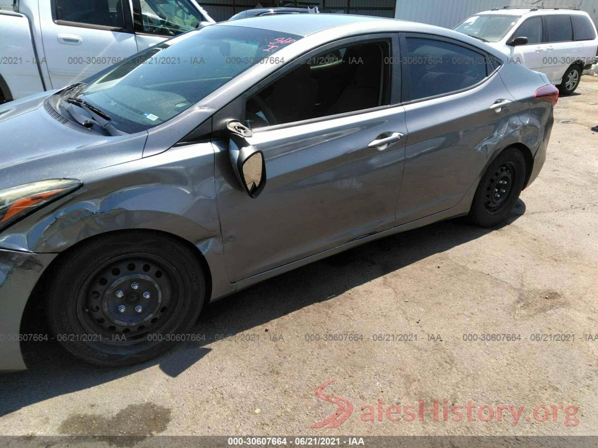 KMHDH4AE9GU644994 2016 HYUNDAI ELANTRA