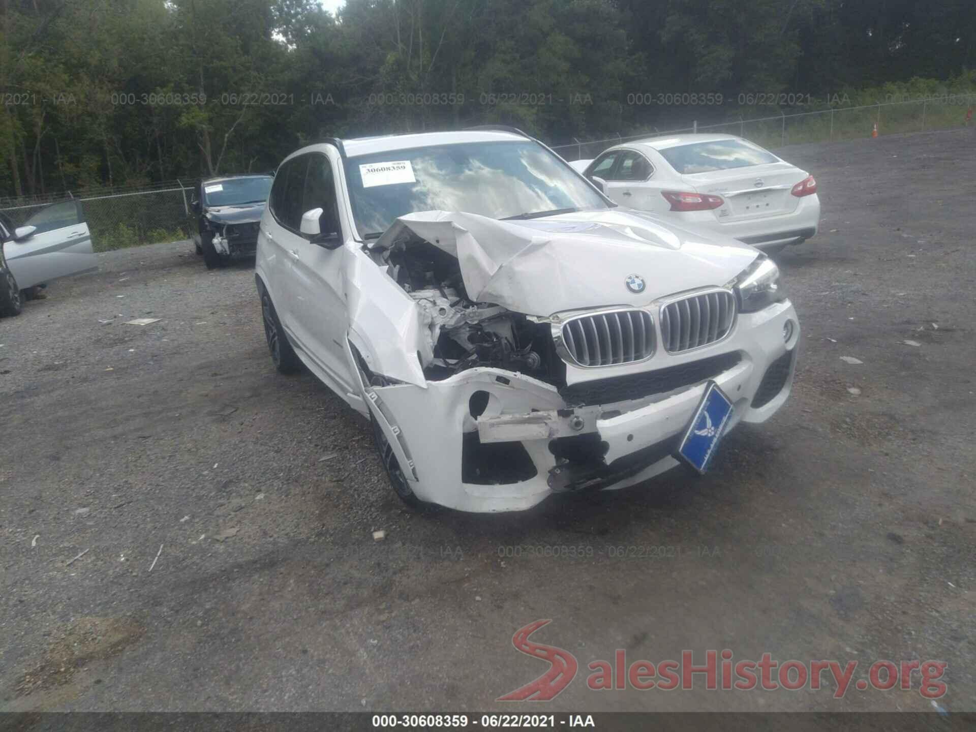 5UXWZ7C35H0V93900 2017 BMW X3