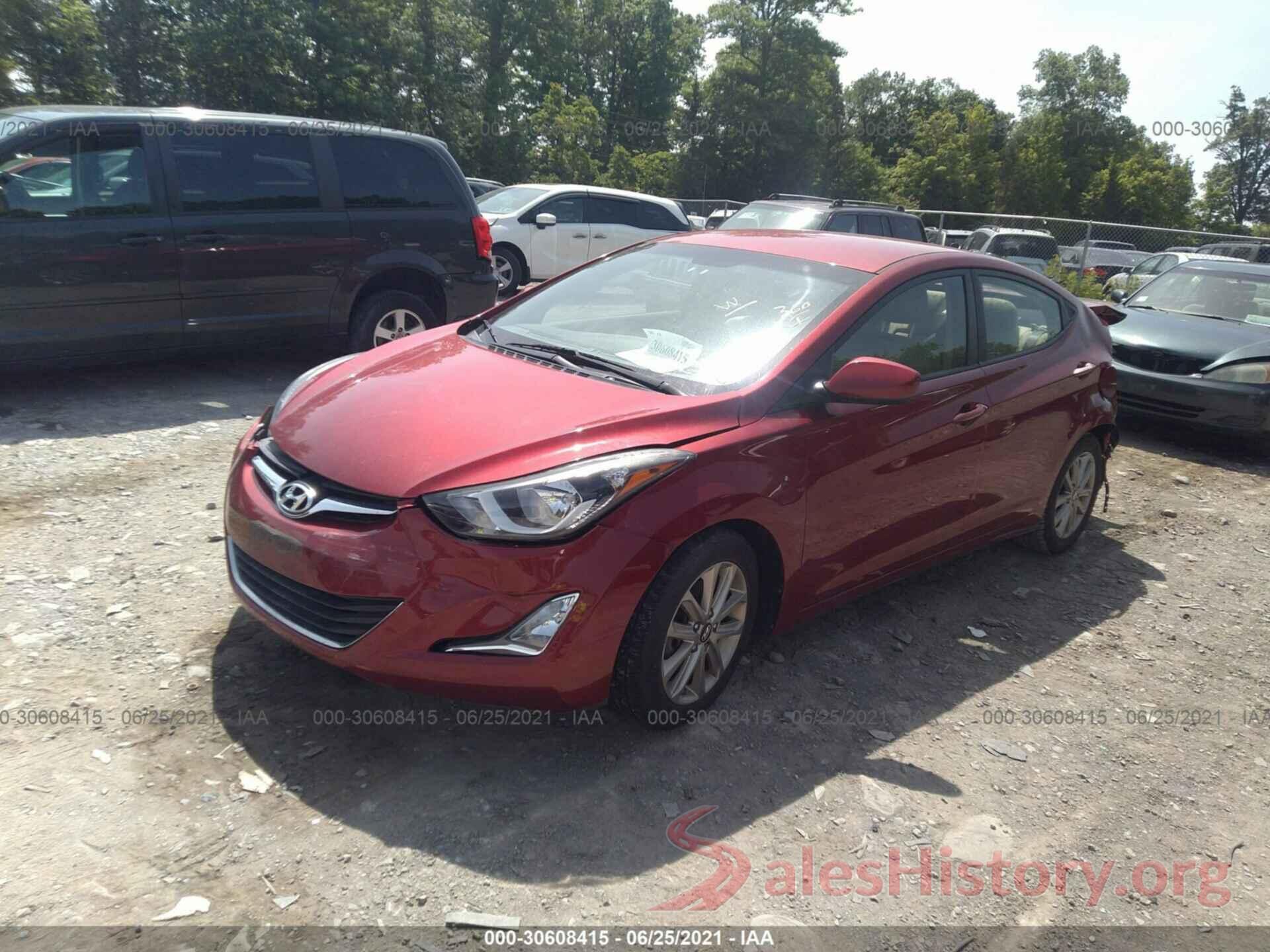 5NPDH4AE1GH655132 2016 HYUNDAI ELANTRA