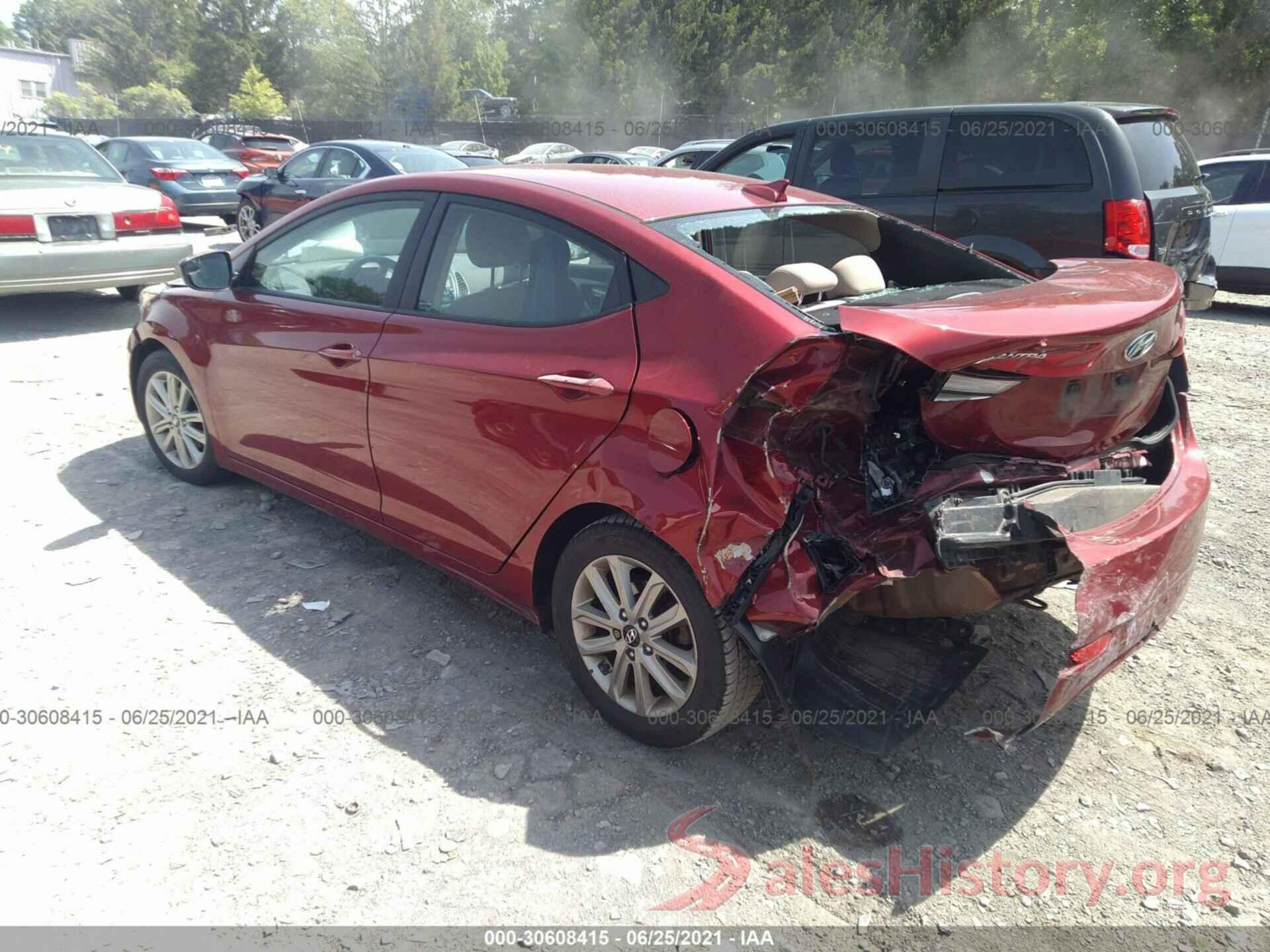 5NPDH4AE1GH655132 2016 HYUNDAI ELANTRA