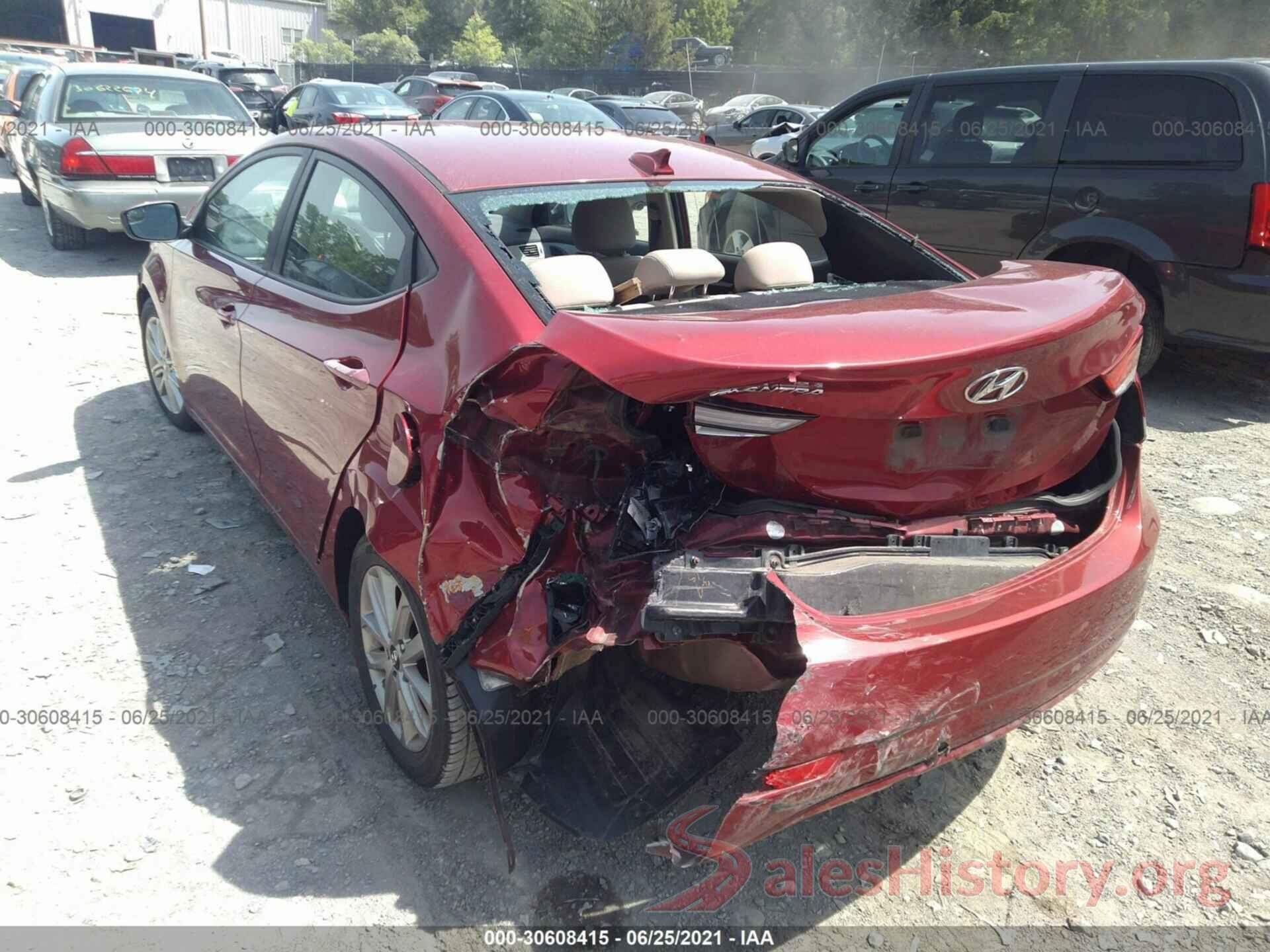 5NPDH4AE1GH655132 2016 HYUNDAI ELANTRA