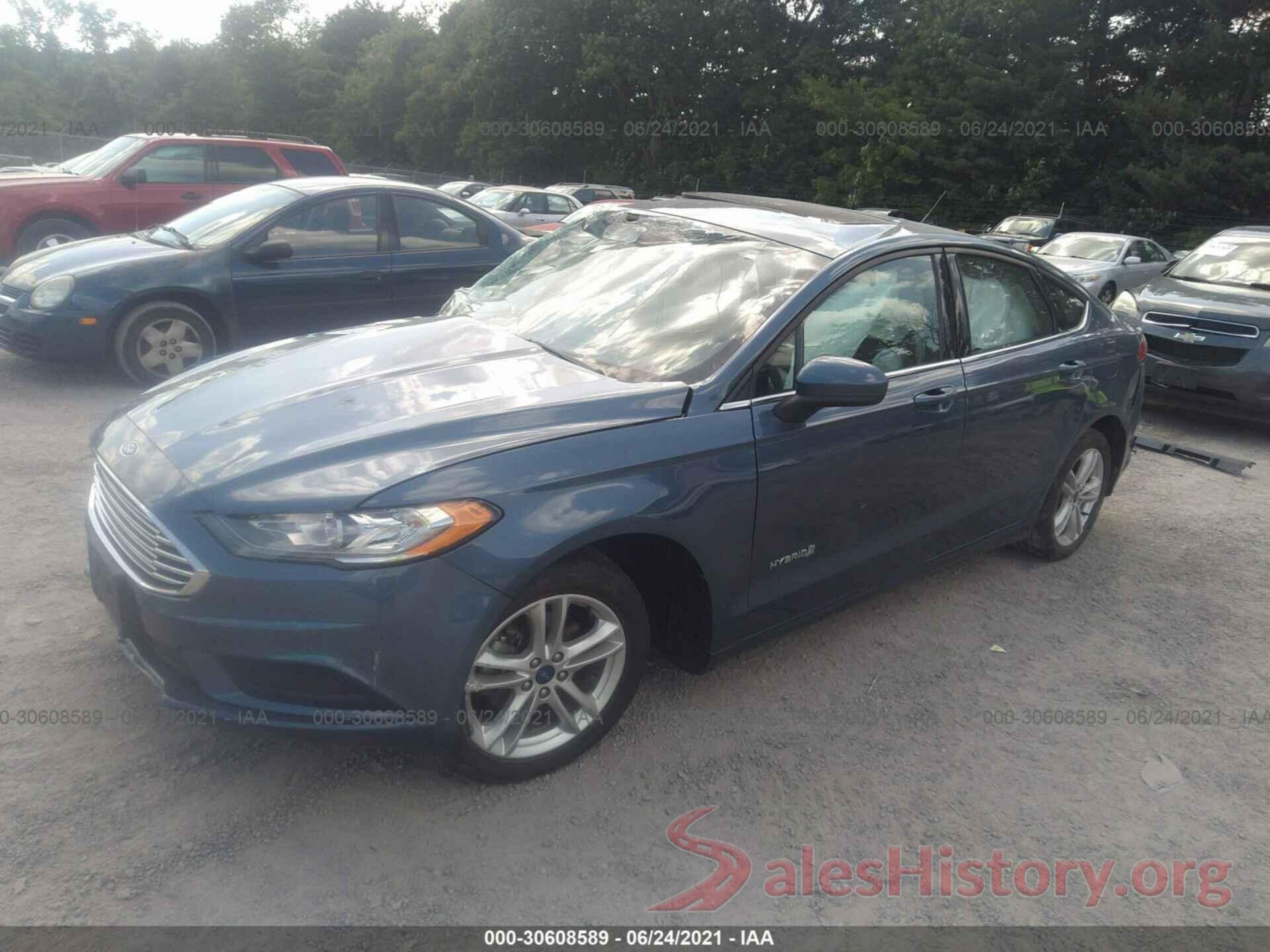 3FA6P0LU1JR162215 2018 FORD FUSION HYBRID