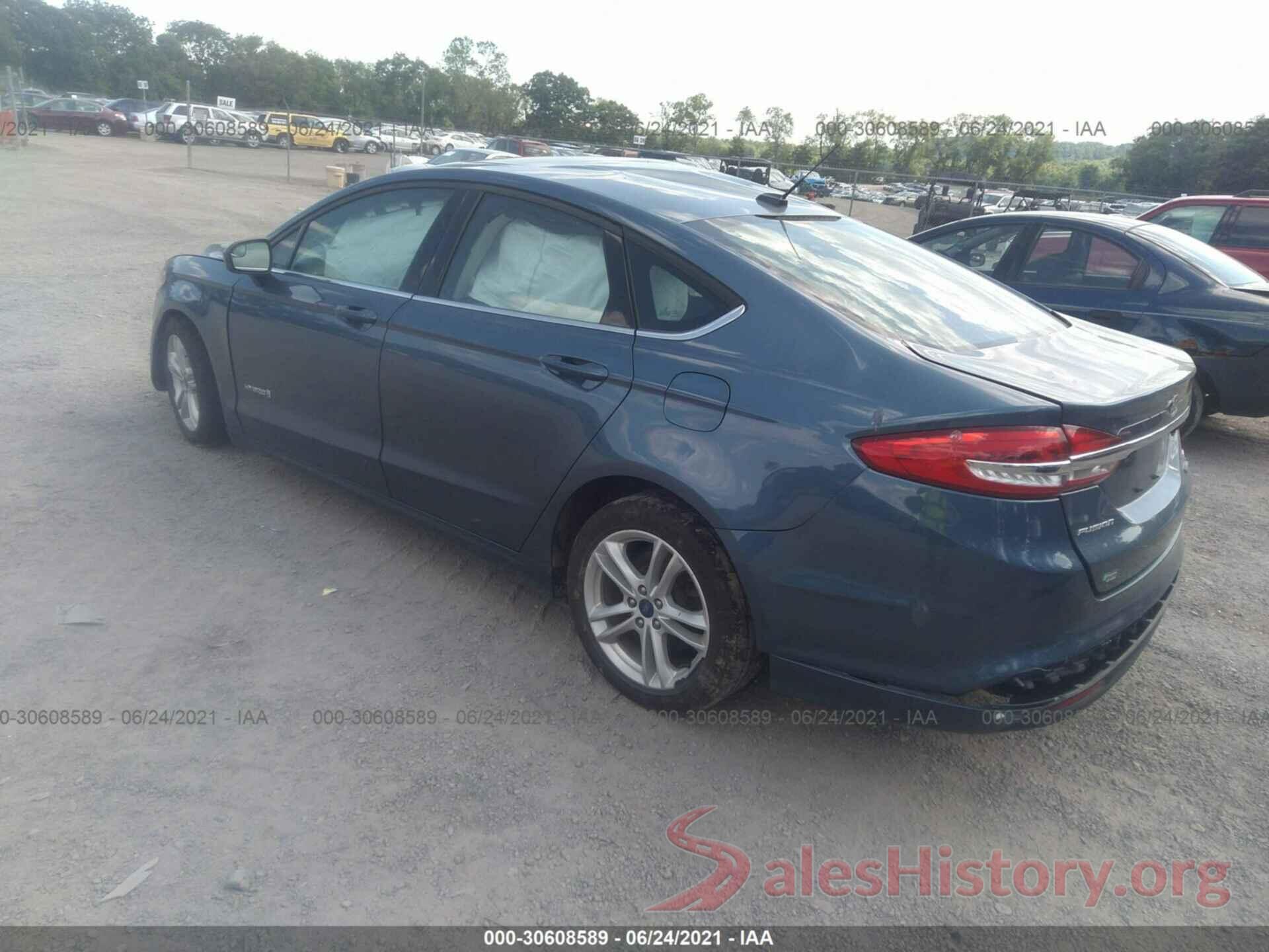 3FA6P0LU1JR162215 2018 FORD FUSION HYBRID