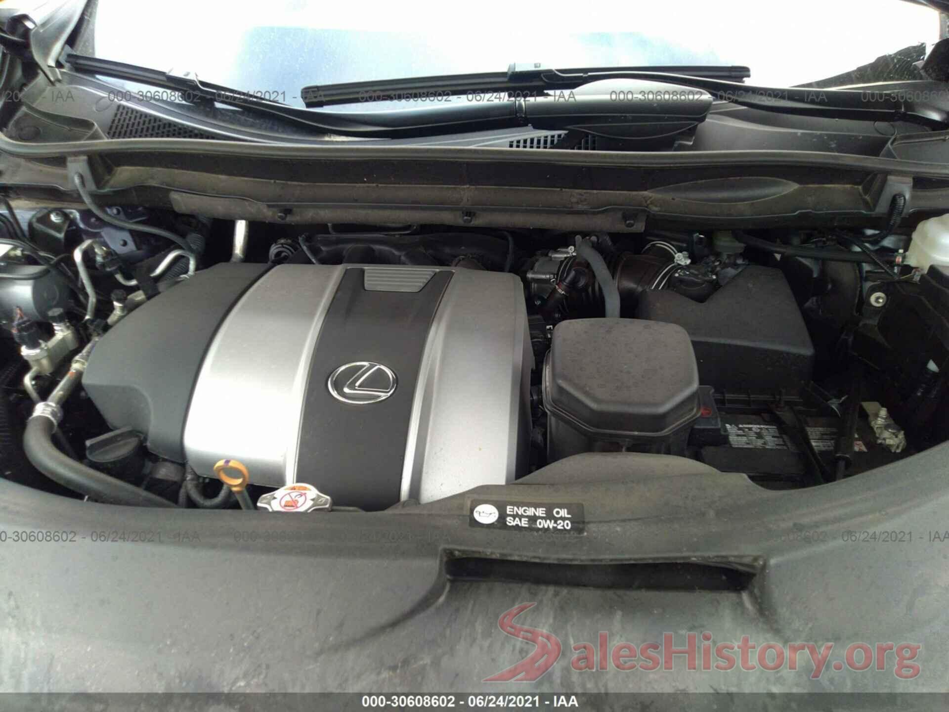 2T2HZMAA9LC171570 2020 LEXUS RX