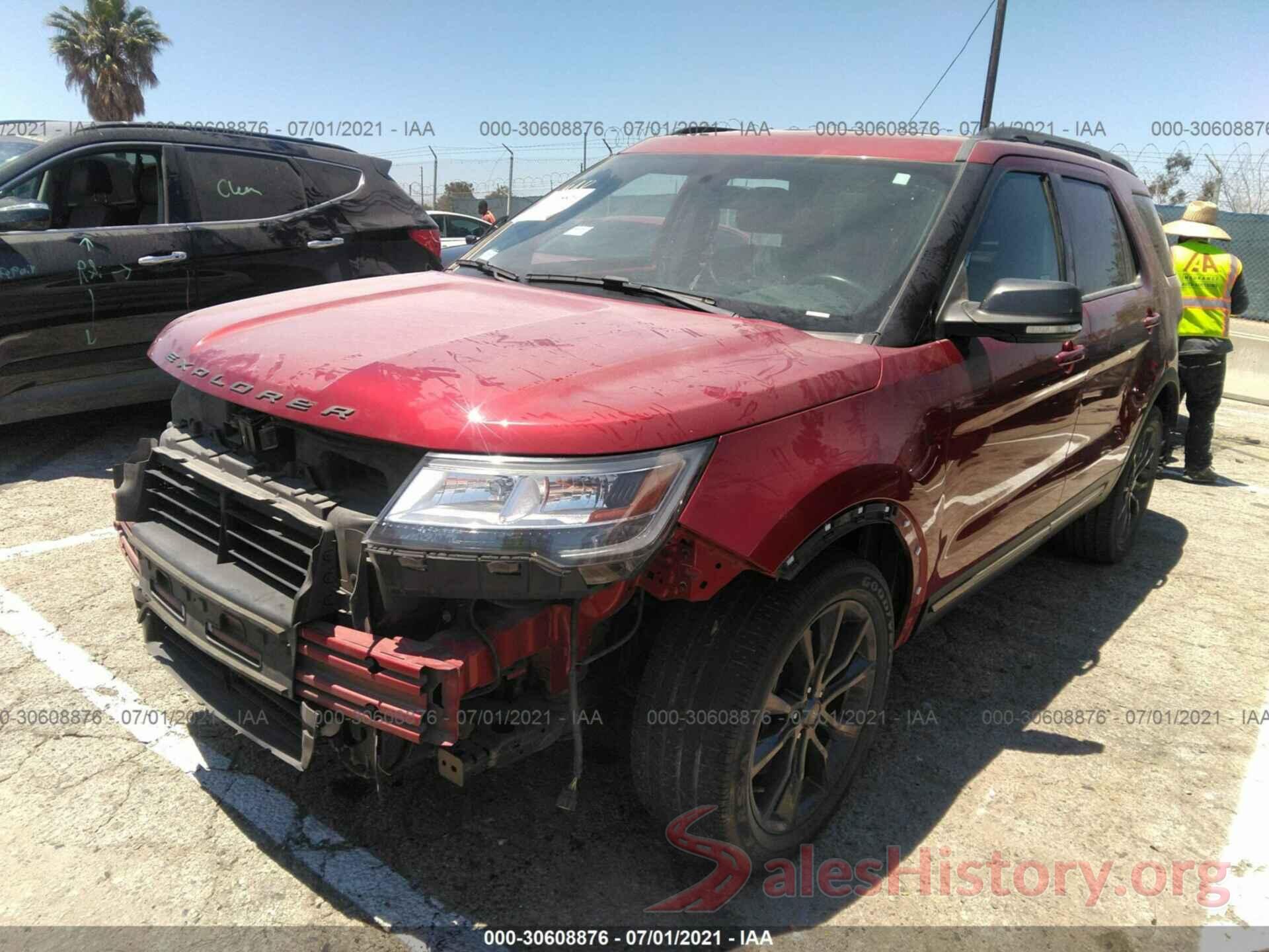 1FM5K7DH8HGD41881 2017 FORD EXPLORER