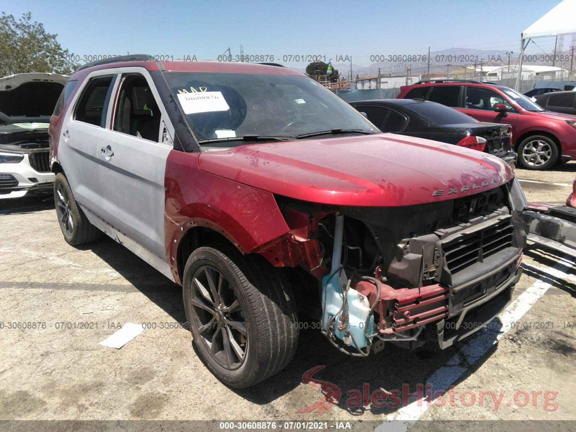 1FM5K7DH8HGD41881 2017 FORD EXPLORER