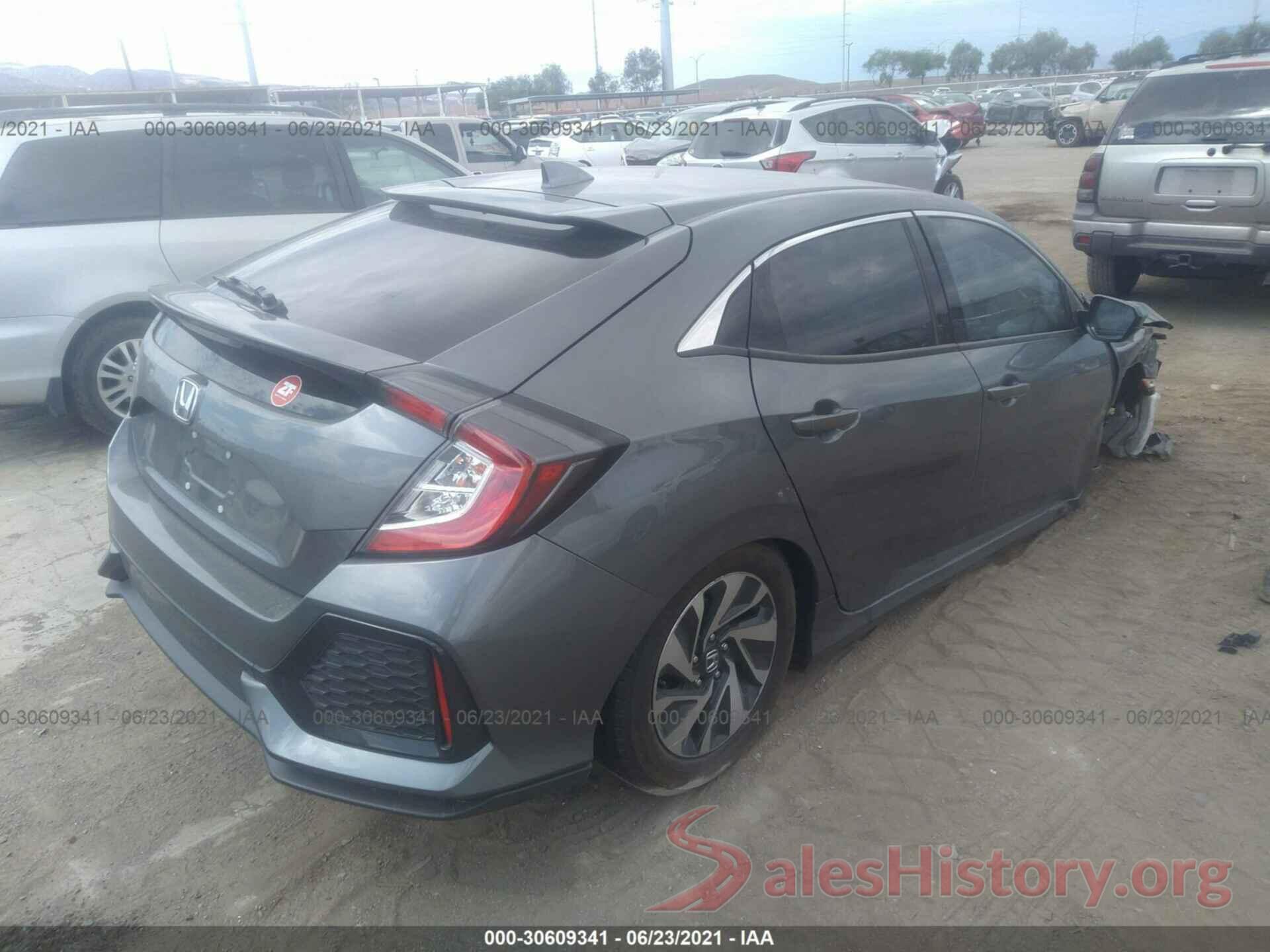 SHHFK7H29HU216783 2017 HONDA CIVIC HATCHBACK