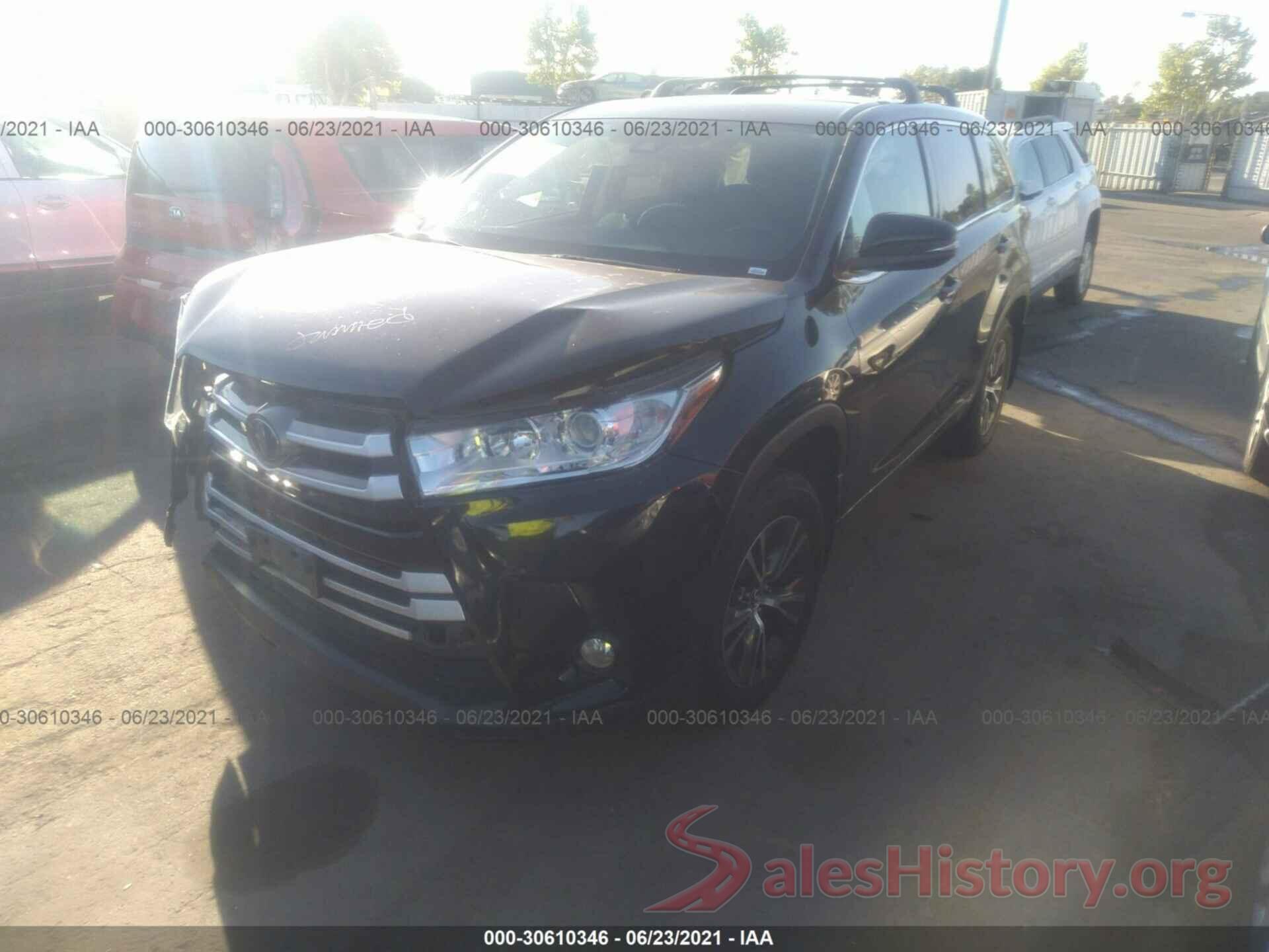 5TDBZRFH7HS430956 2017 TOYOTA HIGHLANDER