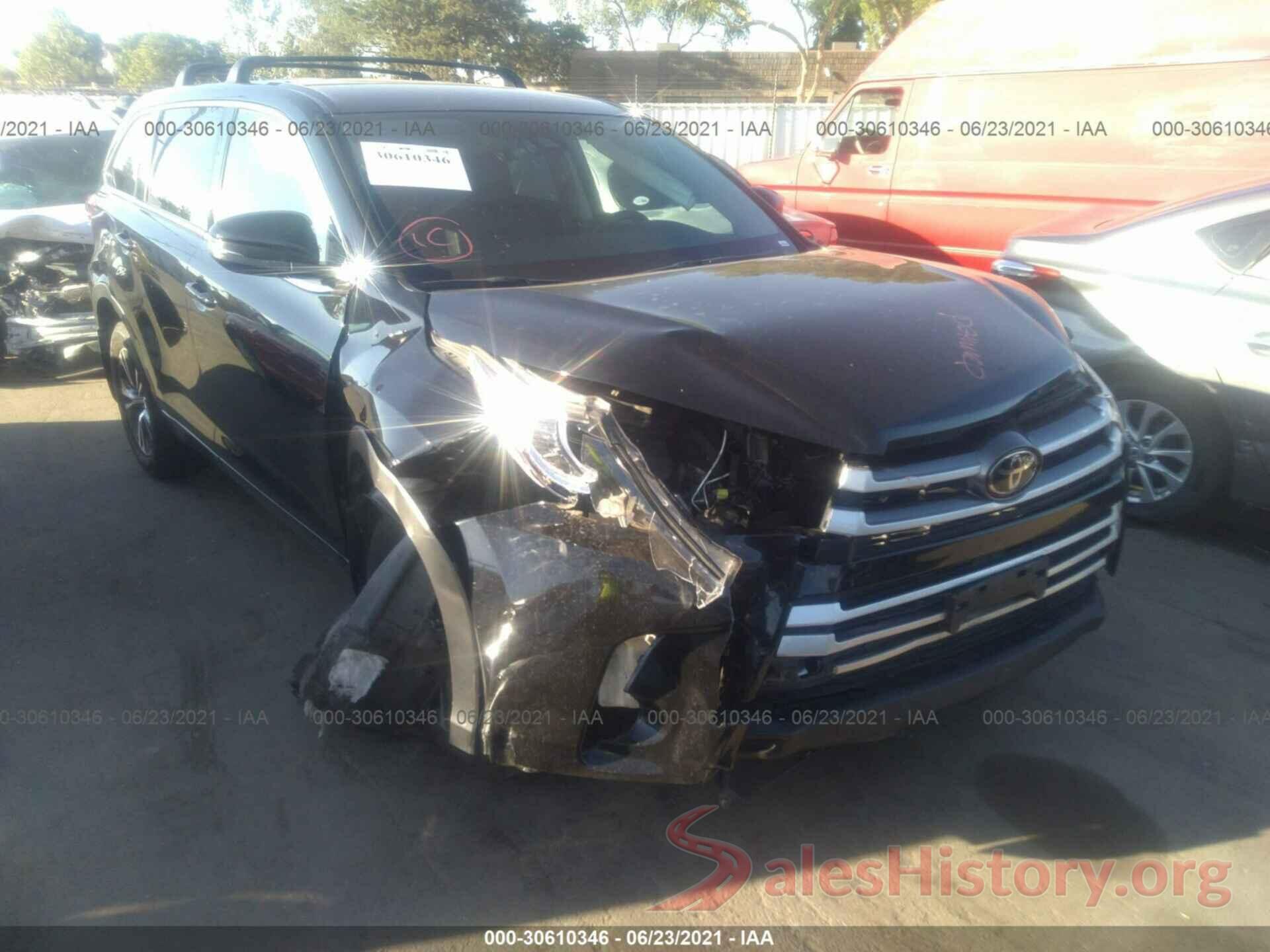 5TDBZRFH7HS430956 2017 TOYOTA HIGHLANDER