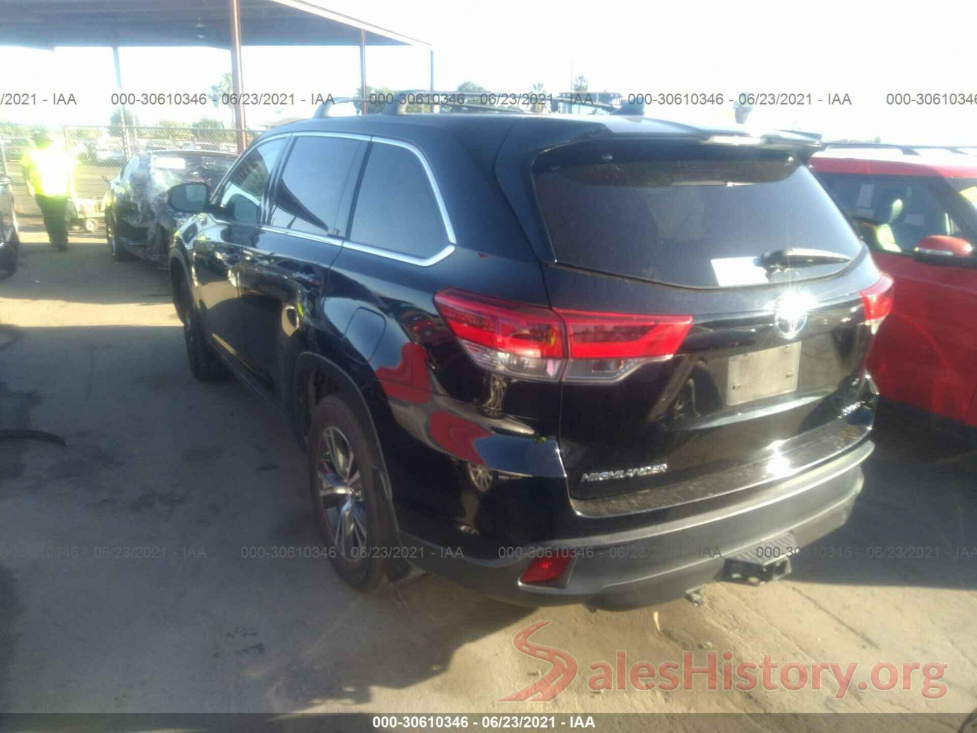 5TDBZRFH7HS430956 2017 TOYOTA HIGHLANDER