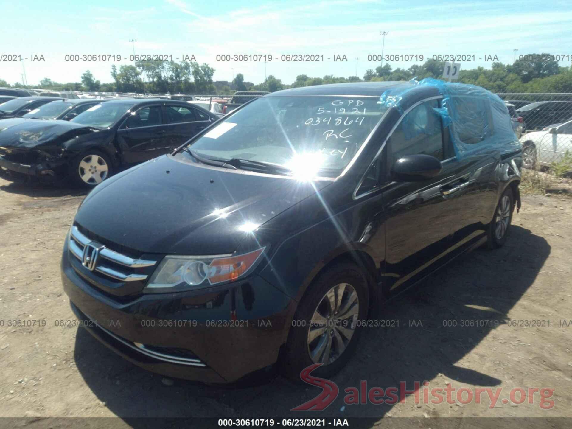 5FNRL5H66GB034864 2016 HONDA ODYSSEY