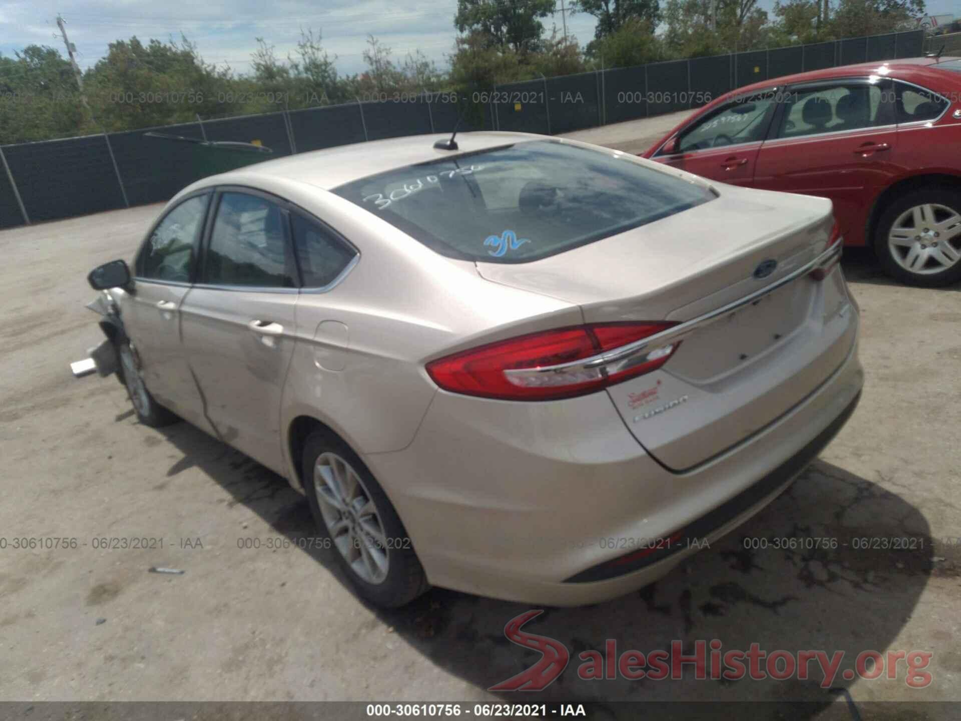 3FA6P0HD3HR210476 2017 FORD FUSION