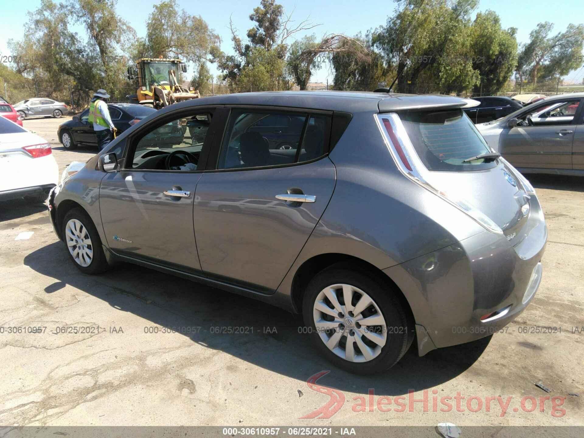 1N4AZ0CP8FC334857 2015 NISSAN LEAF