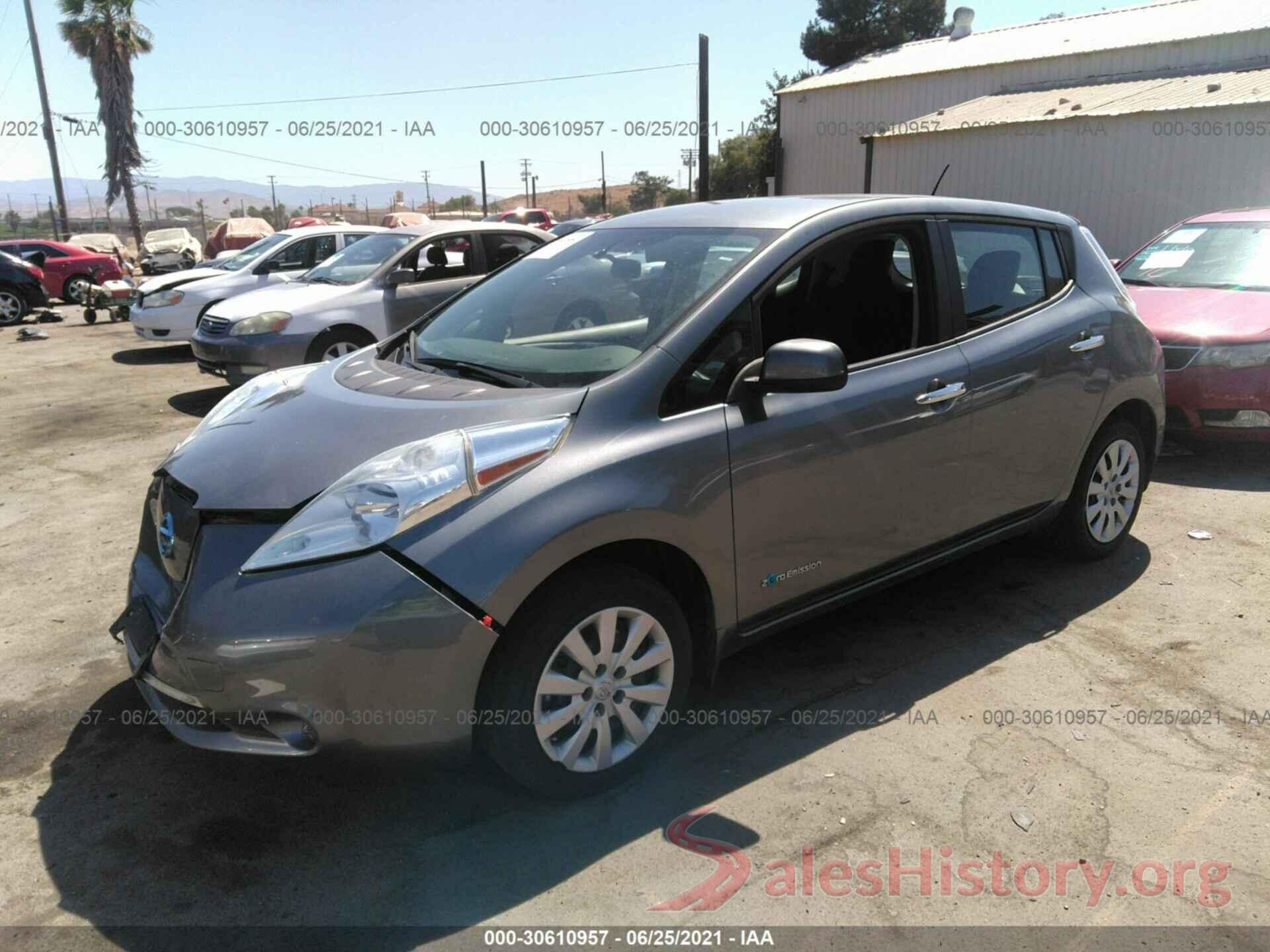 1N4AZ0CP8FC334857 2015 NISSAN LEAF