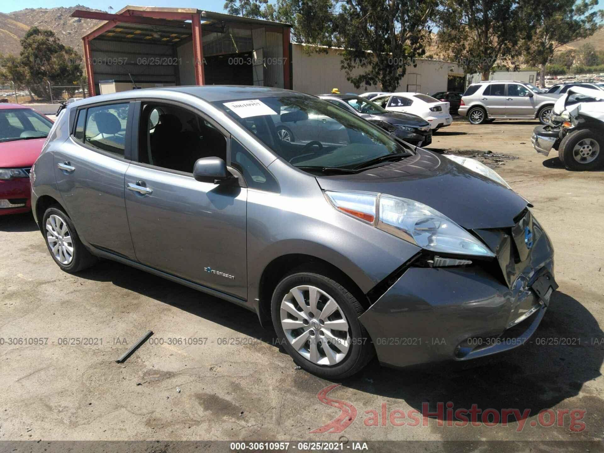 1N4AZ0CP8FC334857 2015 NISSAN LEAF