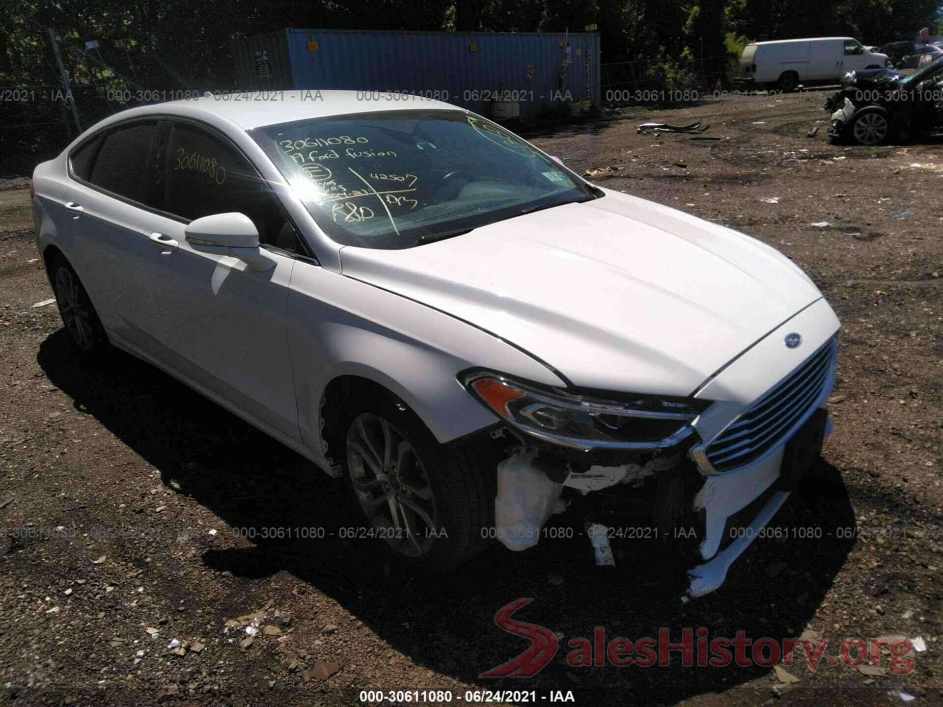 3FA6P0CD7KR150426 2019 FORD FUSION