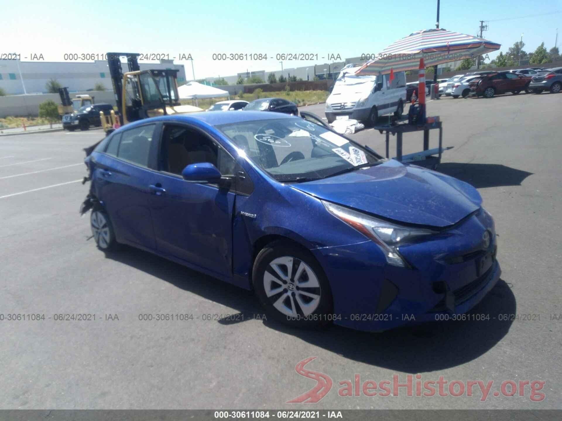 JTDKBRFU8H3052889 2017 TOYOTA PRIUS