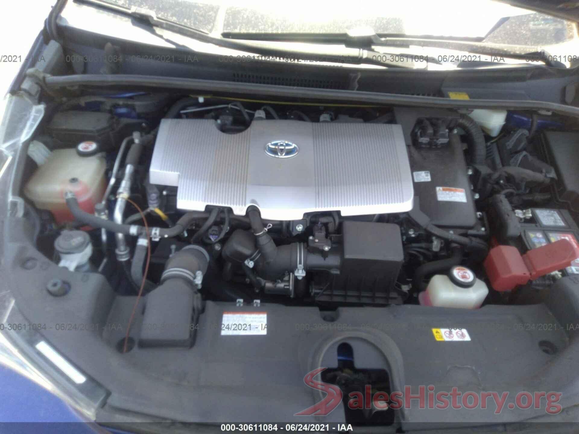 JTDKBRFU8H3052889 2017 TOYOTA PRIUS