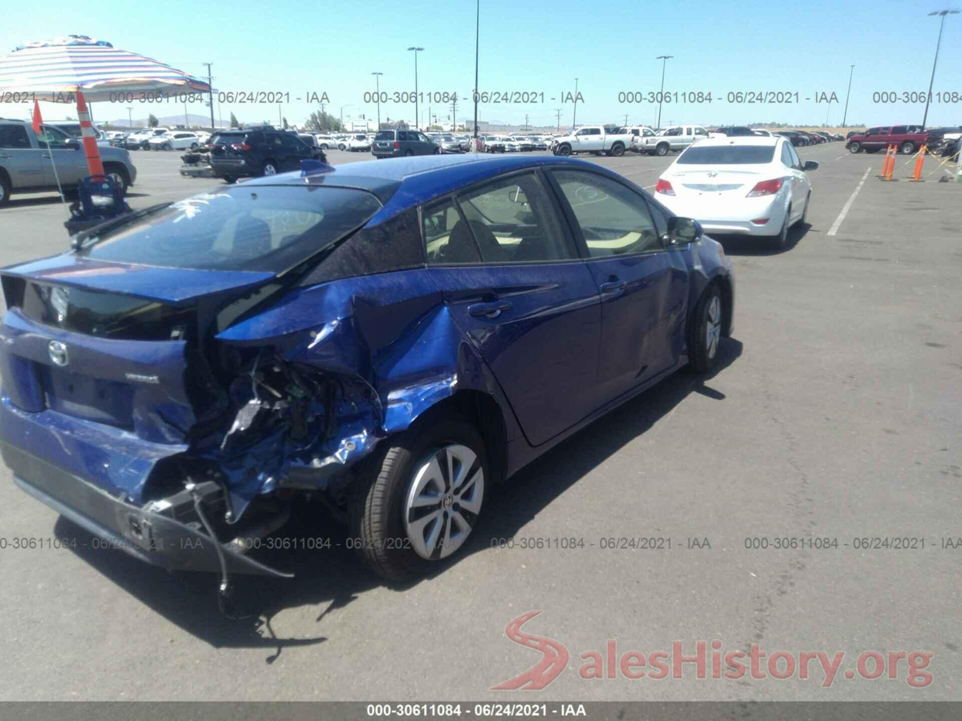 JTDKBRFU8H3052889 2017 TOYOTA PRIUS