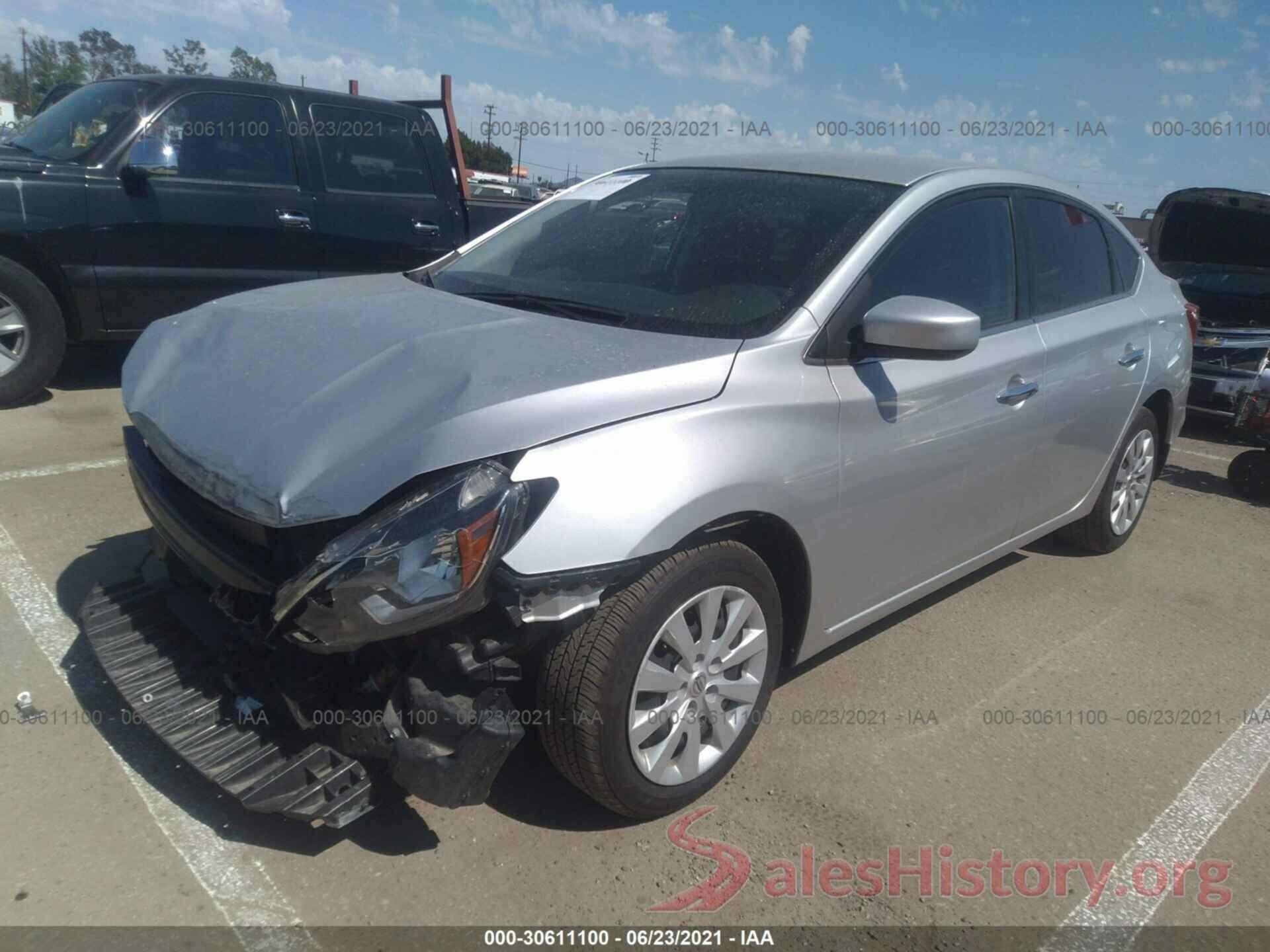 3N1AB7AP0KY253074 2019 NISSAN SENTRA