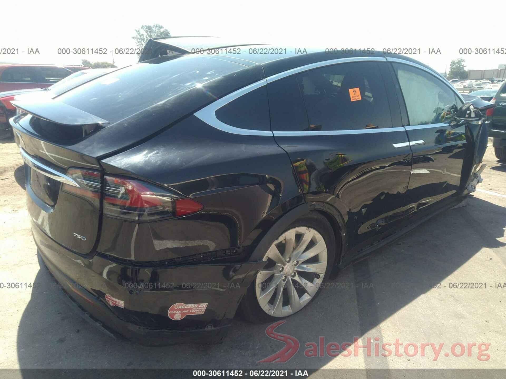 5YJXCAE21JF128658 2018 TESLA MODEL X