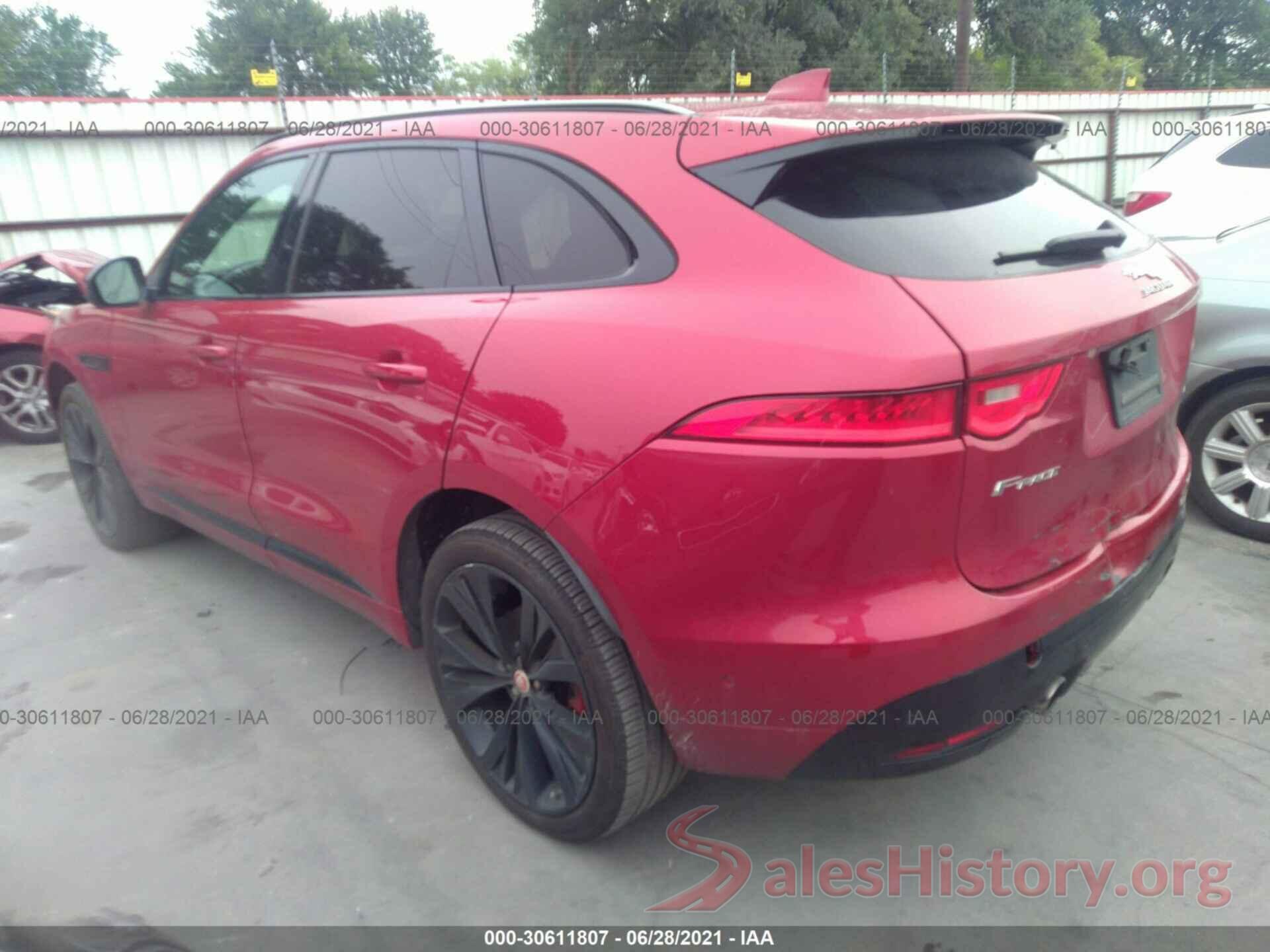 SADCM2BV6HA085331 2017 JAGUAR F-PACE