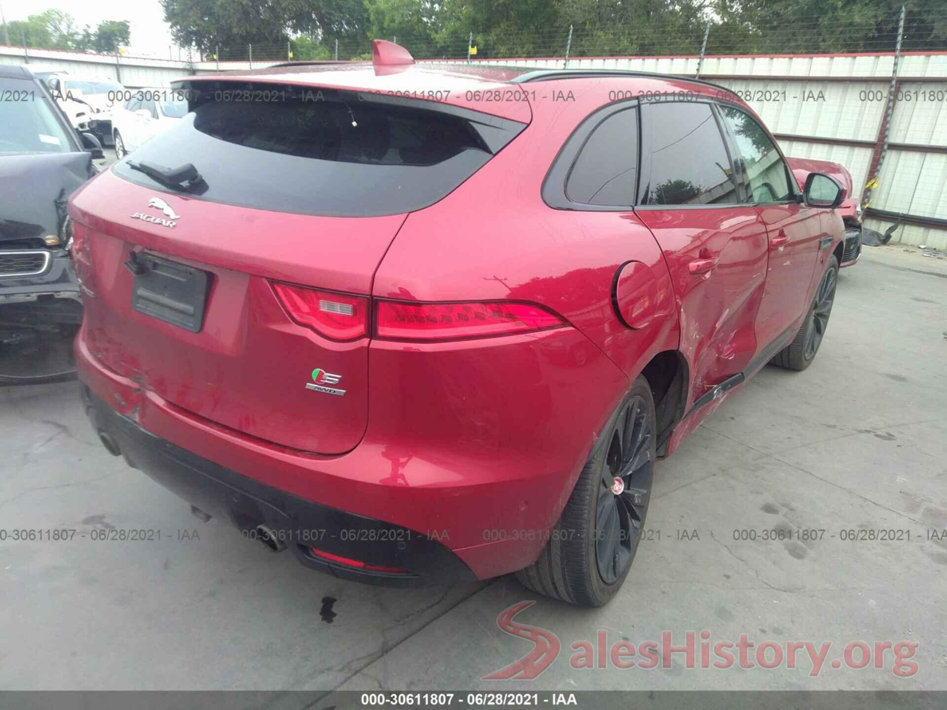 SADCM2BV6HA085331 2017 JAGUAR F-PACE