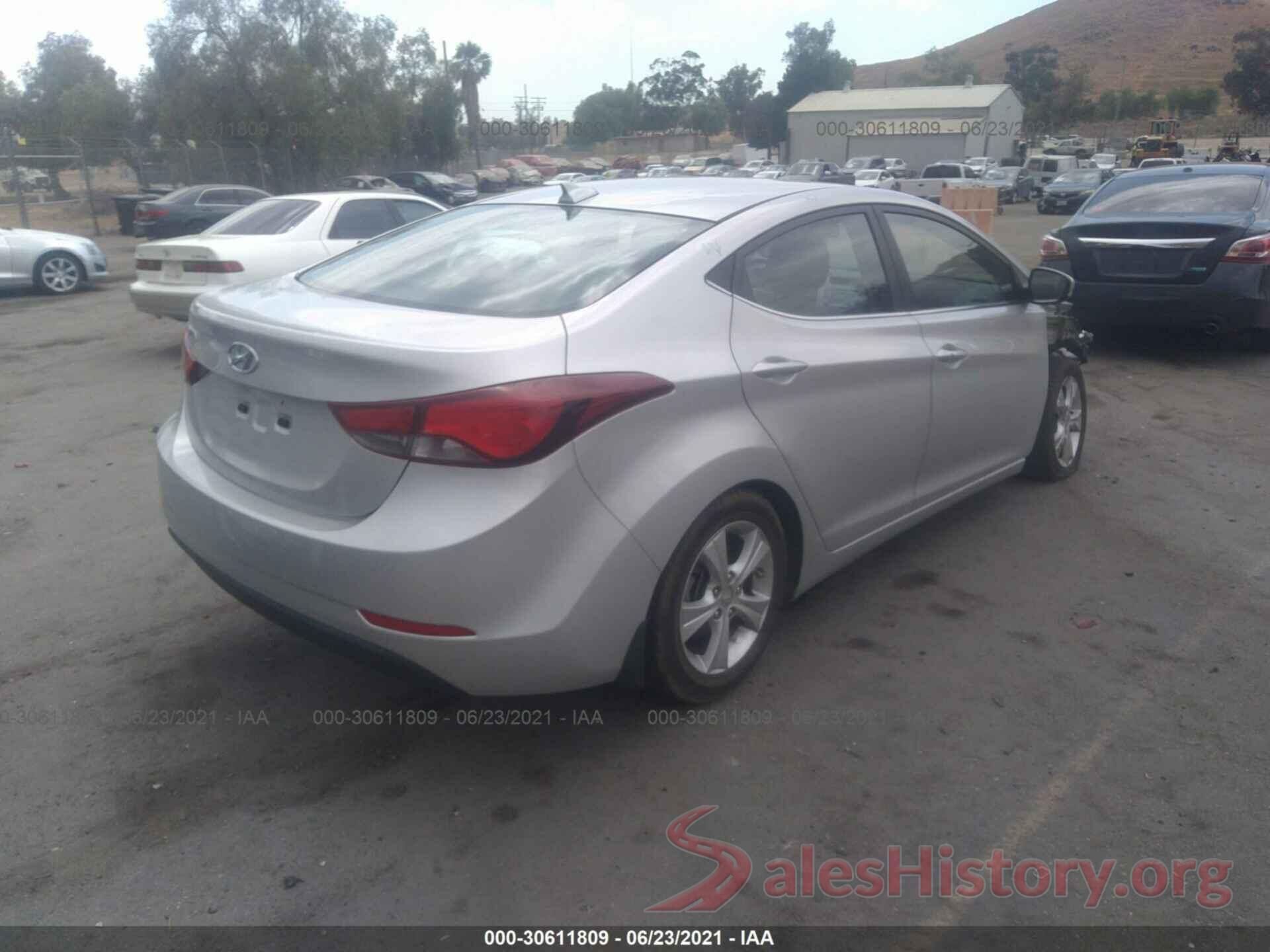 5NPDH4AEXGH669952 2016 HYUNDAI ELANTRA