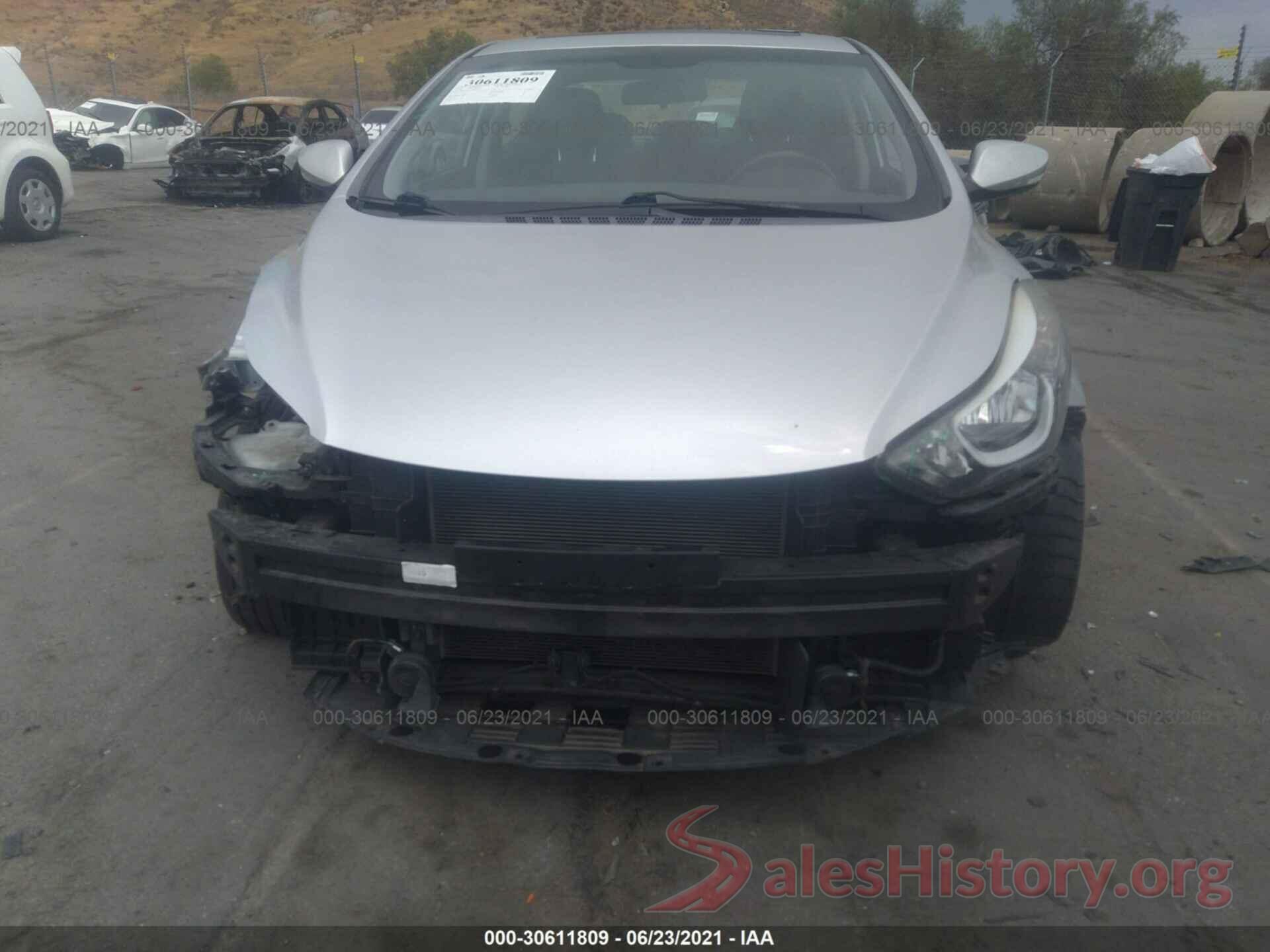 5NPDH4AEXGH669952 2016 HYUNDAI ELANTRA