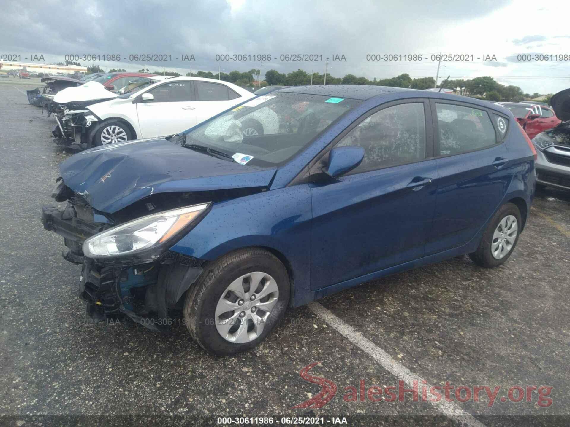 KMHCT5AE8GU255523 2016 HYUNDAI ACCENT