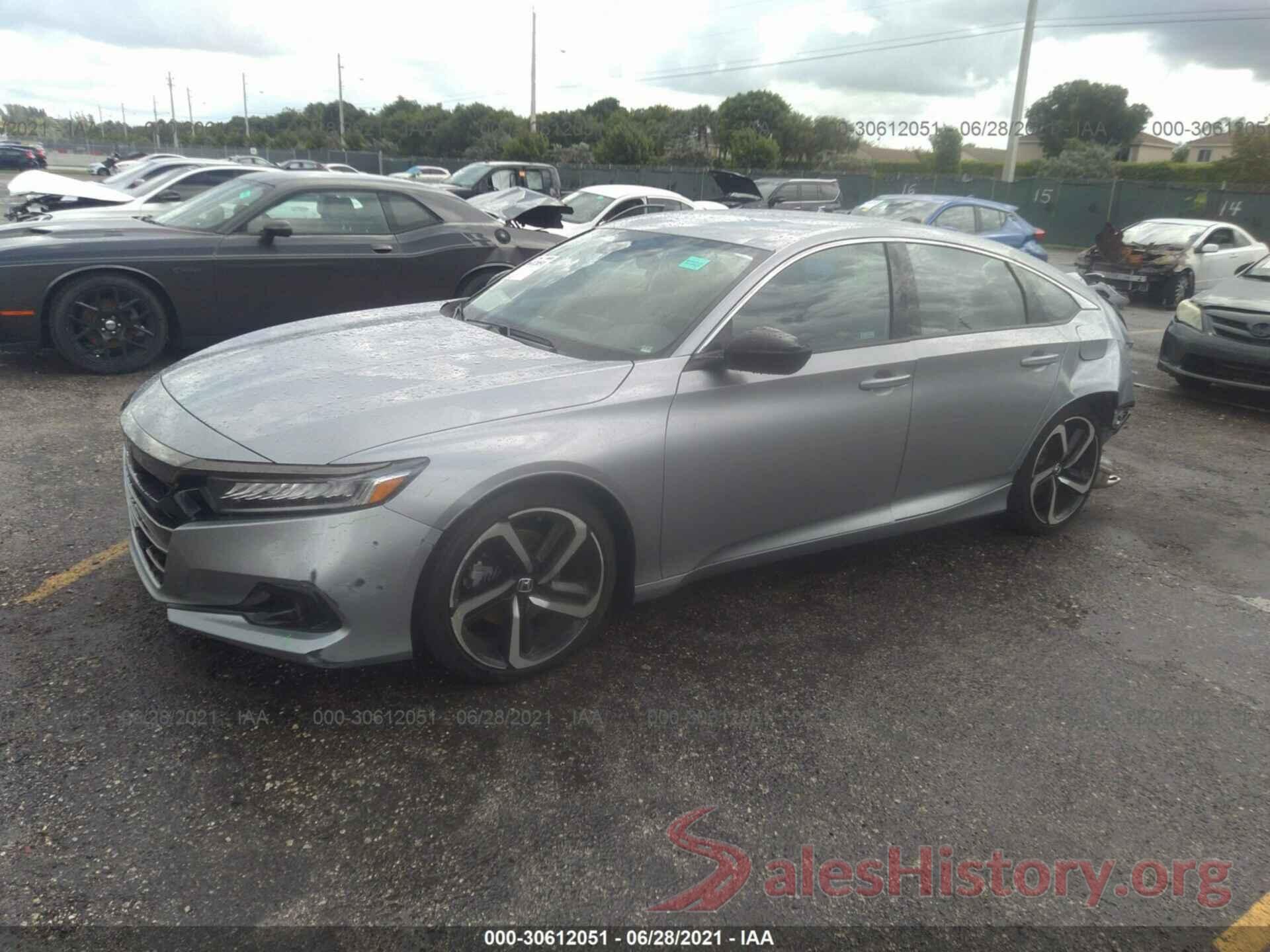 1HGCV1F35MA013057 2021 HONDA ACCORD SEDAN