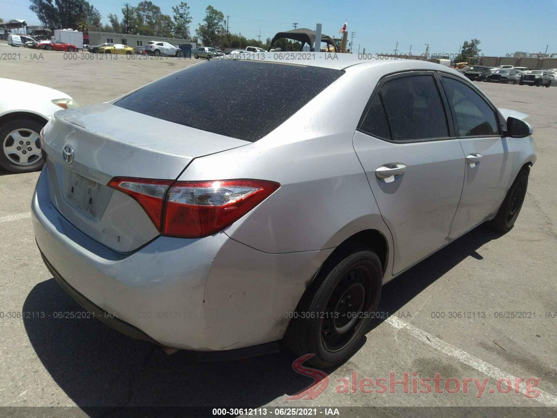 5YFBURHE6GP426597 2016 TOYOTA COROLLA