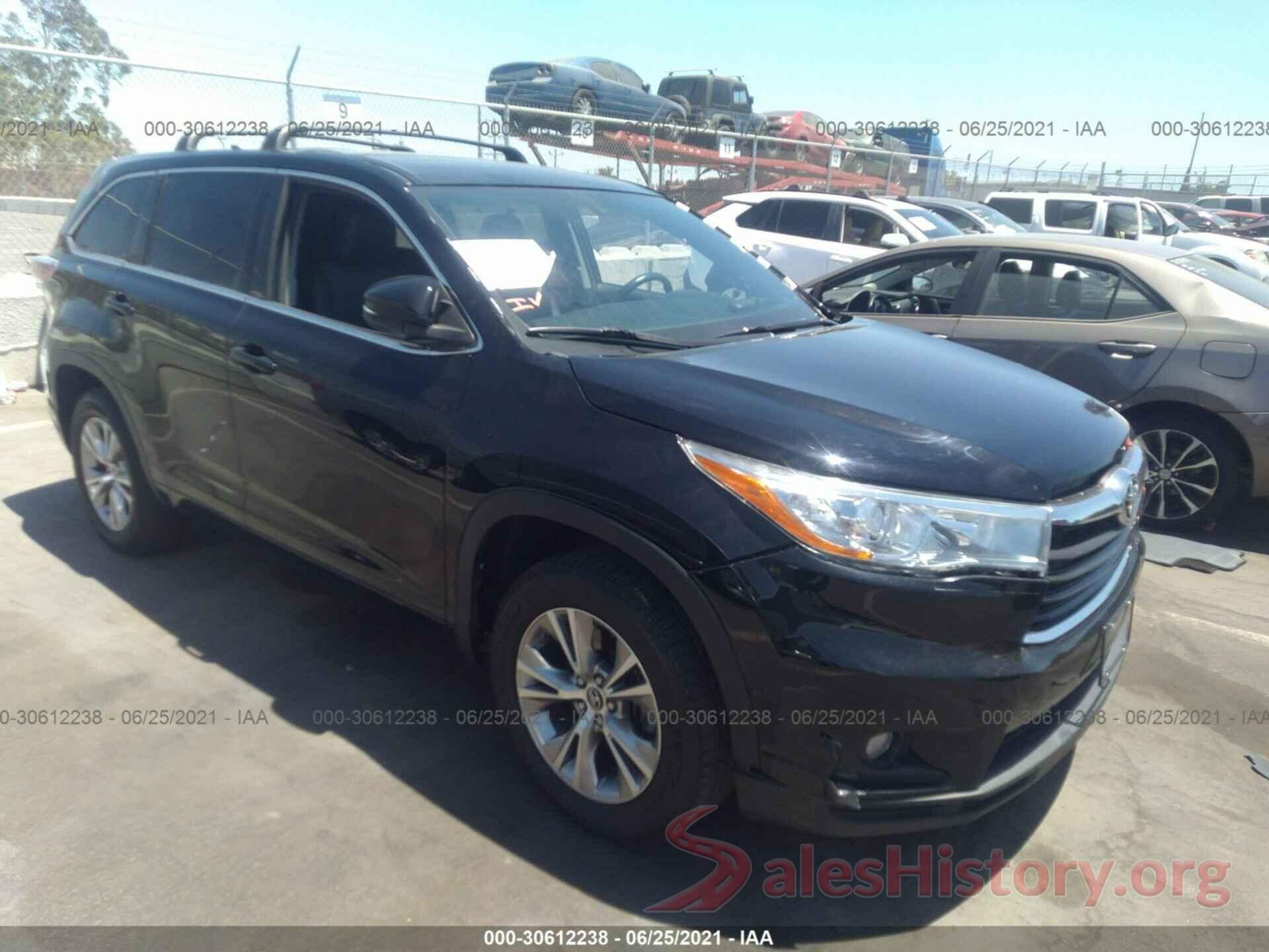 5TDZKRFH3GS183811 2016 TOYOTA HIGHLANDER